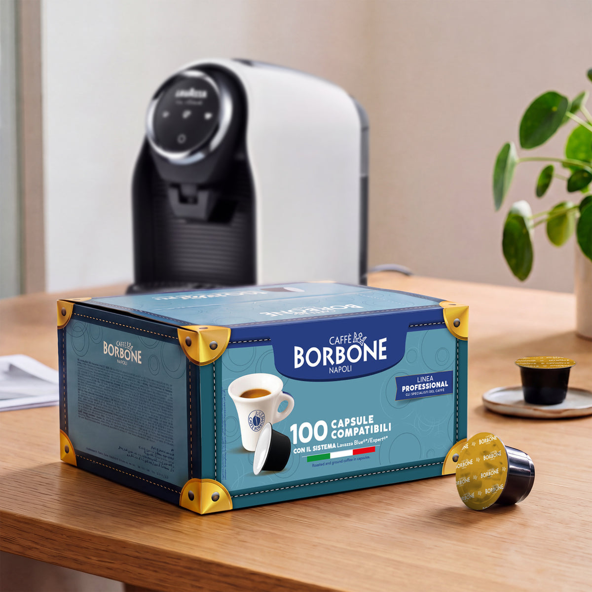 Capsules Caffè Borbone compatible with Lavazza®* Blue®* and In Black®* Red blend