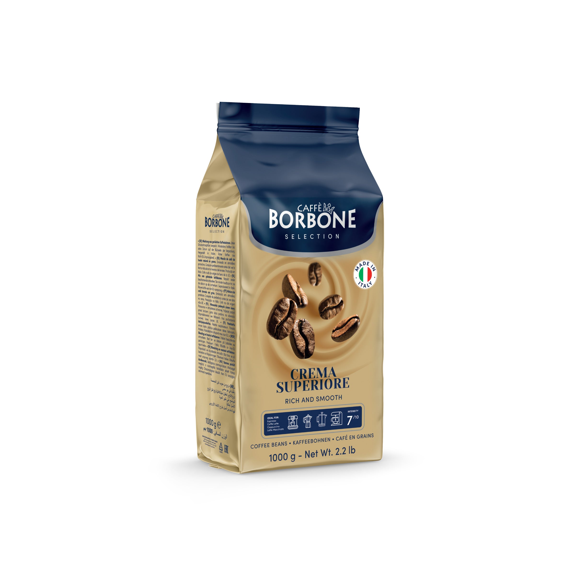 gr KAFFEEBOHNEN BORBONE SUPERIOR CREMEMISCHUNG