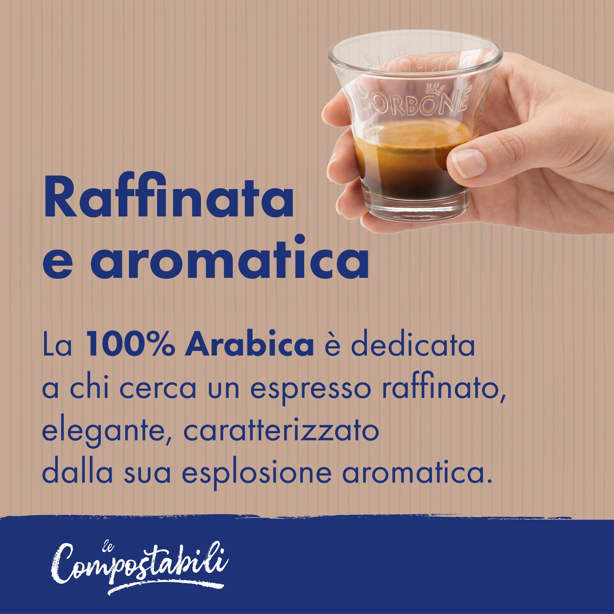 50 cápsulas COMPOSTABLES compatibles con máquinas Lavazza®* A Modo Mio®*