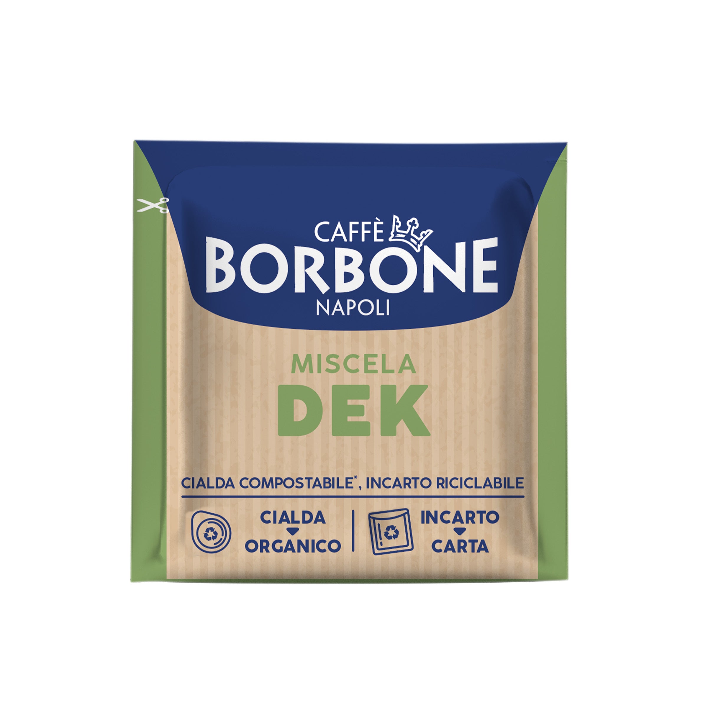 Cialde ESE 44 mm Caffè Borbone Miscela VERDE DEK