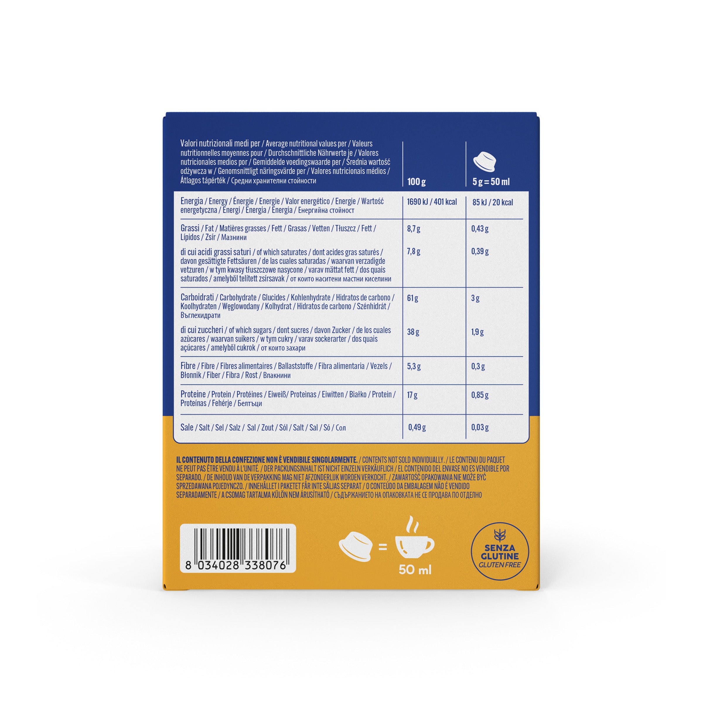 capsule Borbone COMPATIBILI con macchine a marchio Lavazza®* A Modo Mio®* - Bevanda solubile al gusto GINSENG AMARO