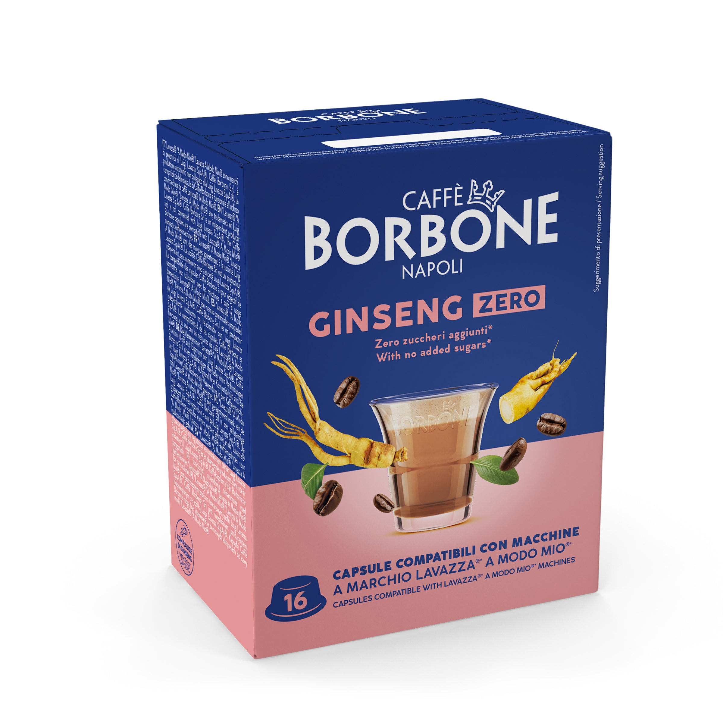 kapseln Borbone für lösliches getränk GINSENG ZERO