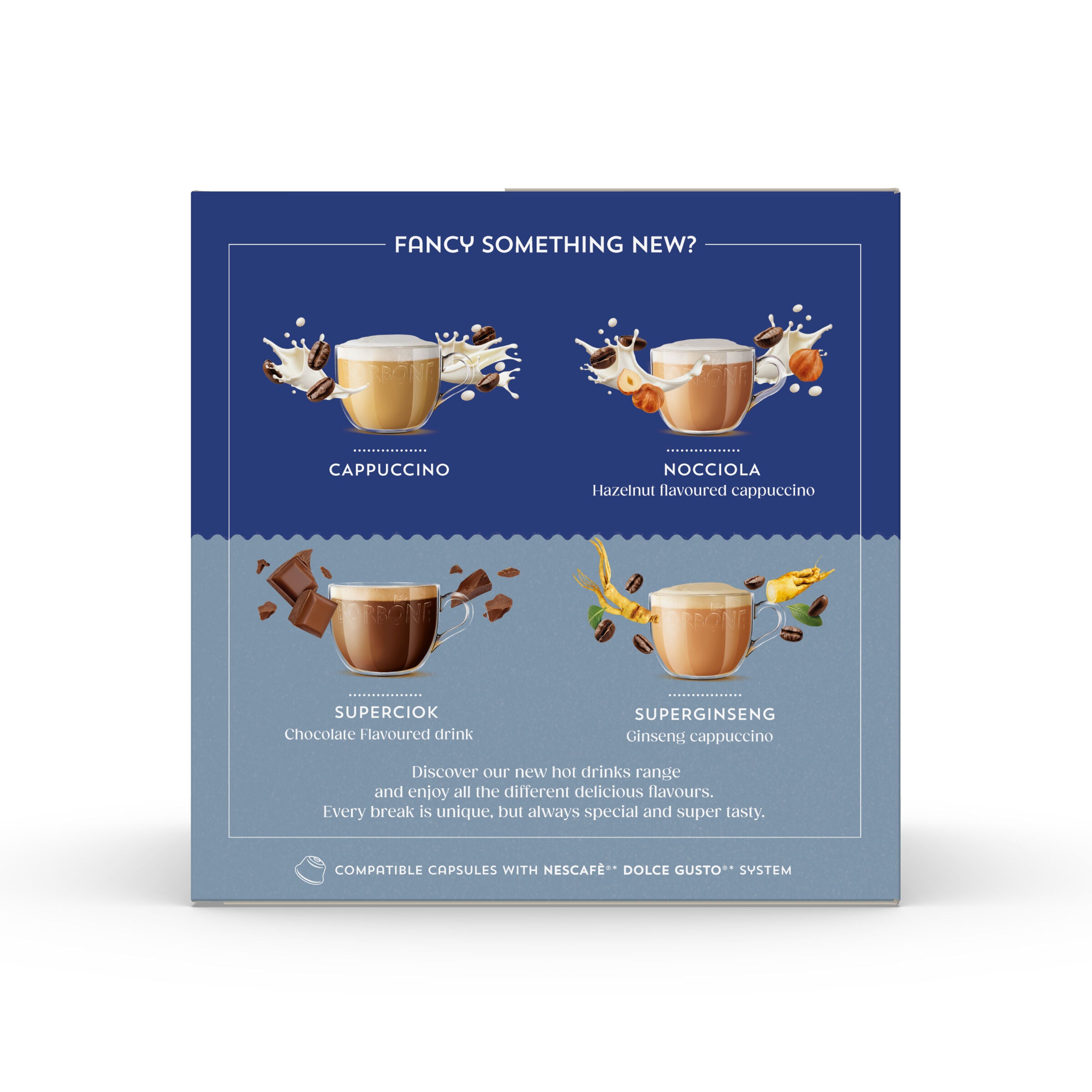 Lungo Sublime 100 % Arabica, neue Kapseln, kompatibel mit Nescafè®* Dolce Gusto®* Kaffeemaschinen