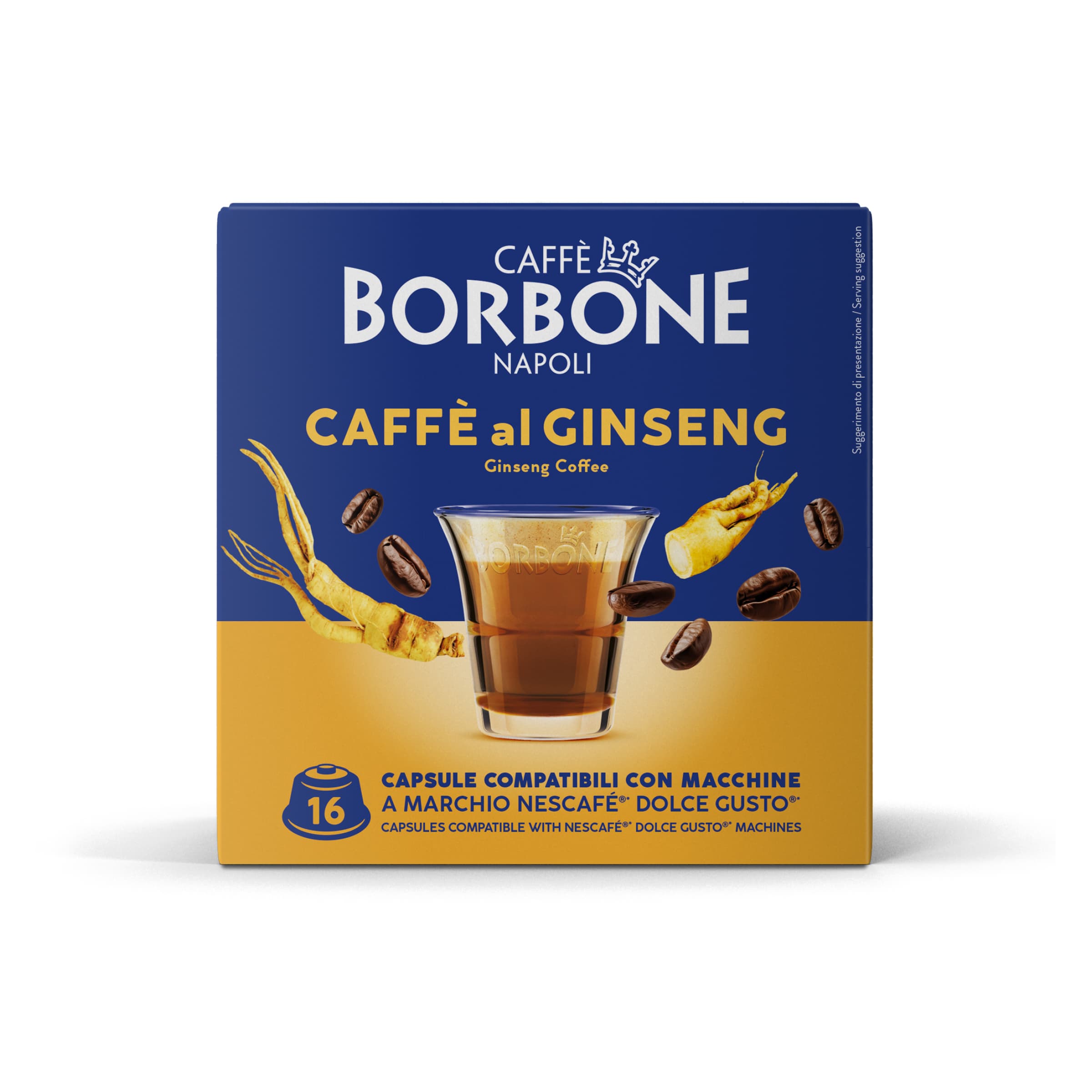 AROMATISIERTE GINSENG Kapseln Kompatibel mit Kaffeemaschinen Nescafè®* Dolce Gusto®*