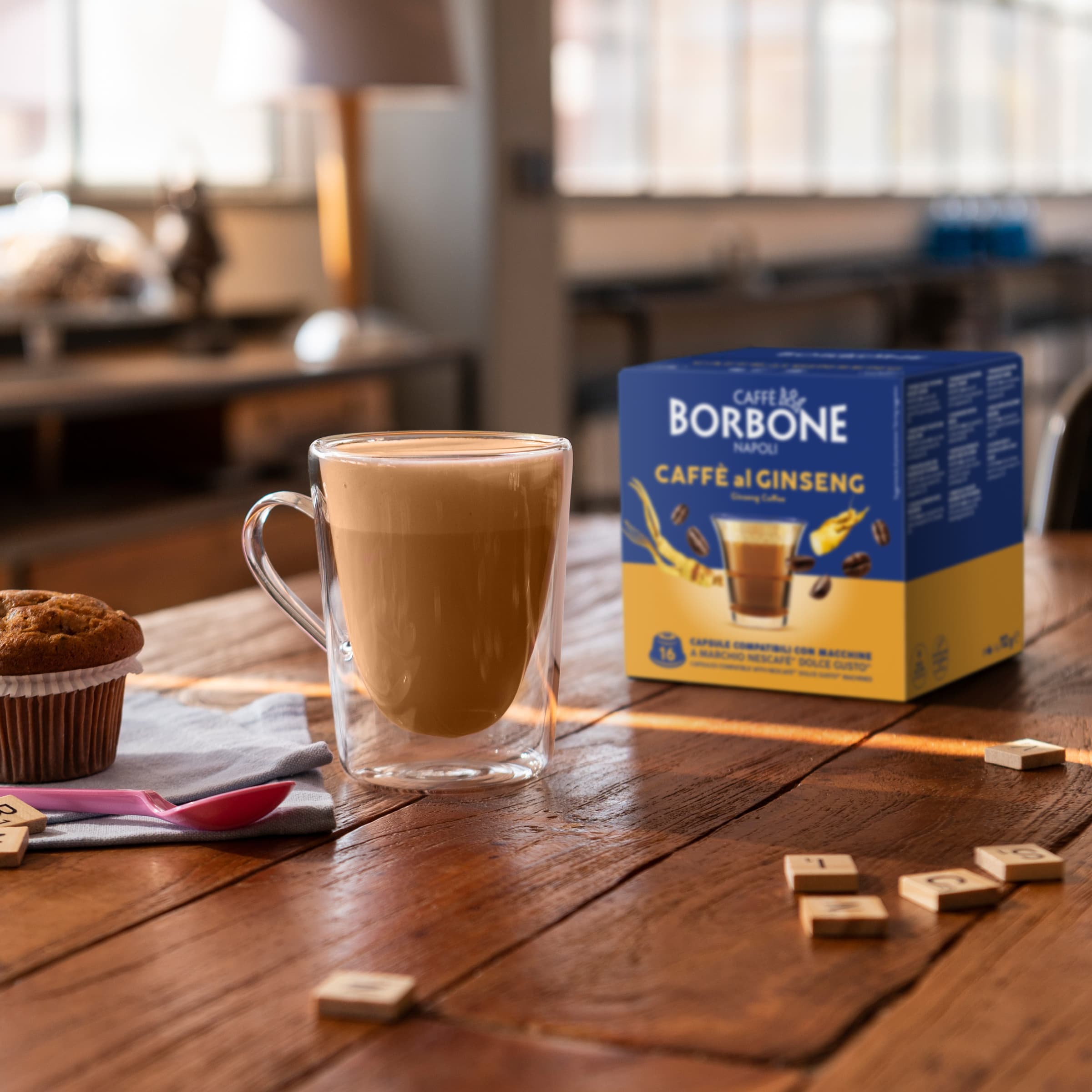 AROMATISIERTE GINSENG Kapseln Kompatibel mit Kaffeemaschinen Nescafè®* Dolce Gusto®*
