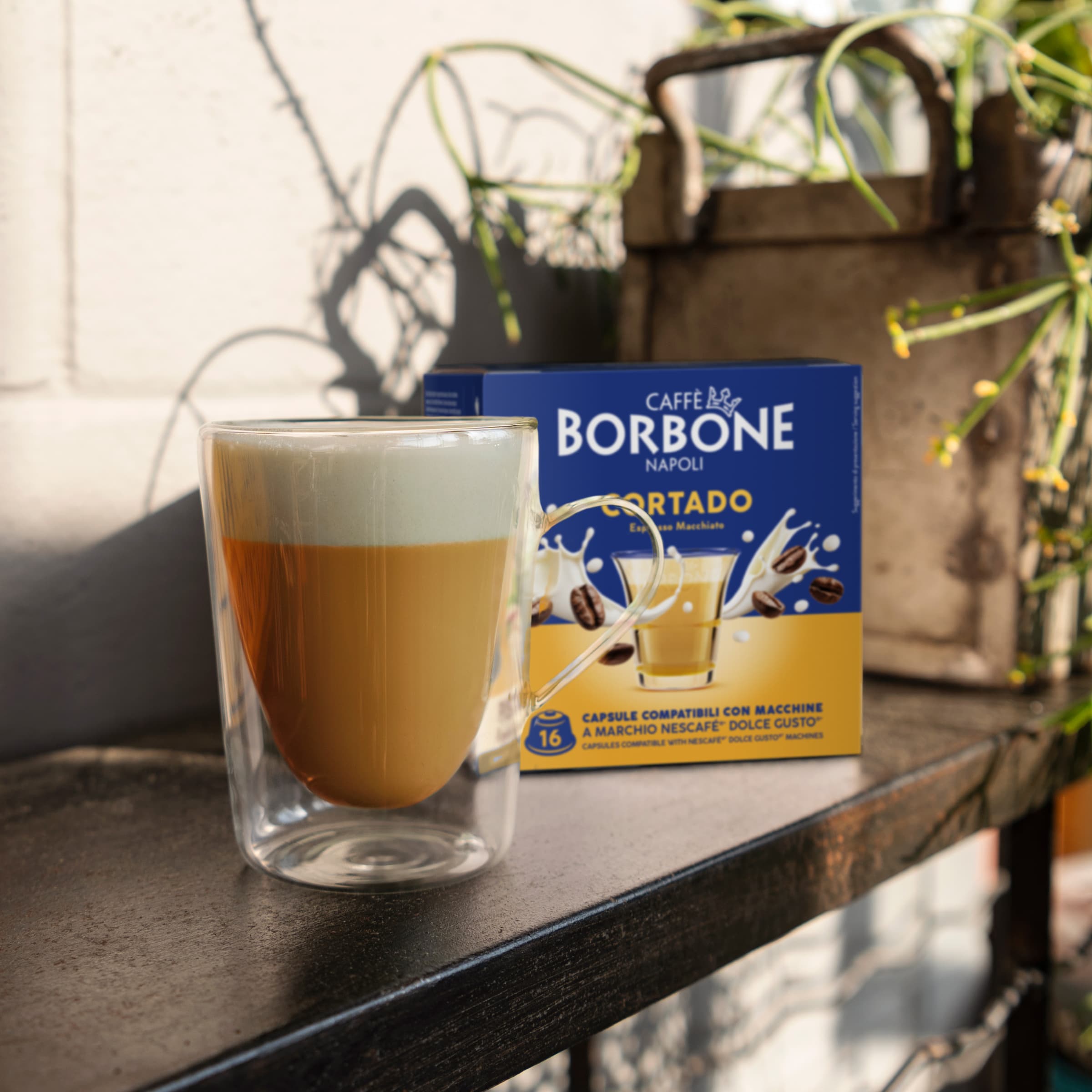 Capsule Borbone CORTADO Per Bevanda Solubile Al Gusto Espresso Macchiato