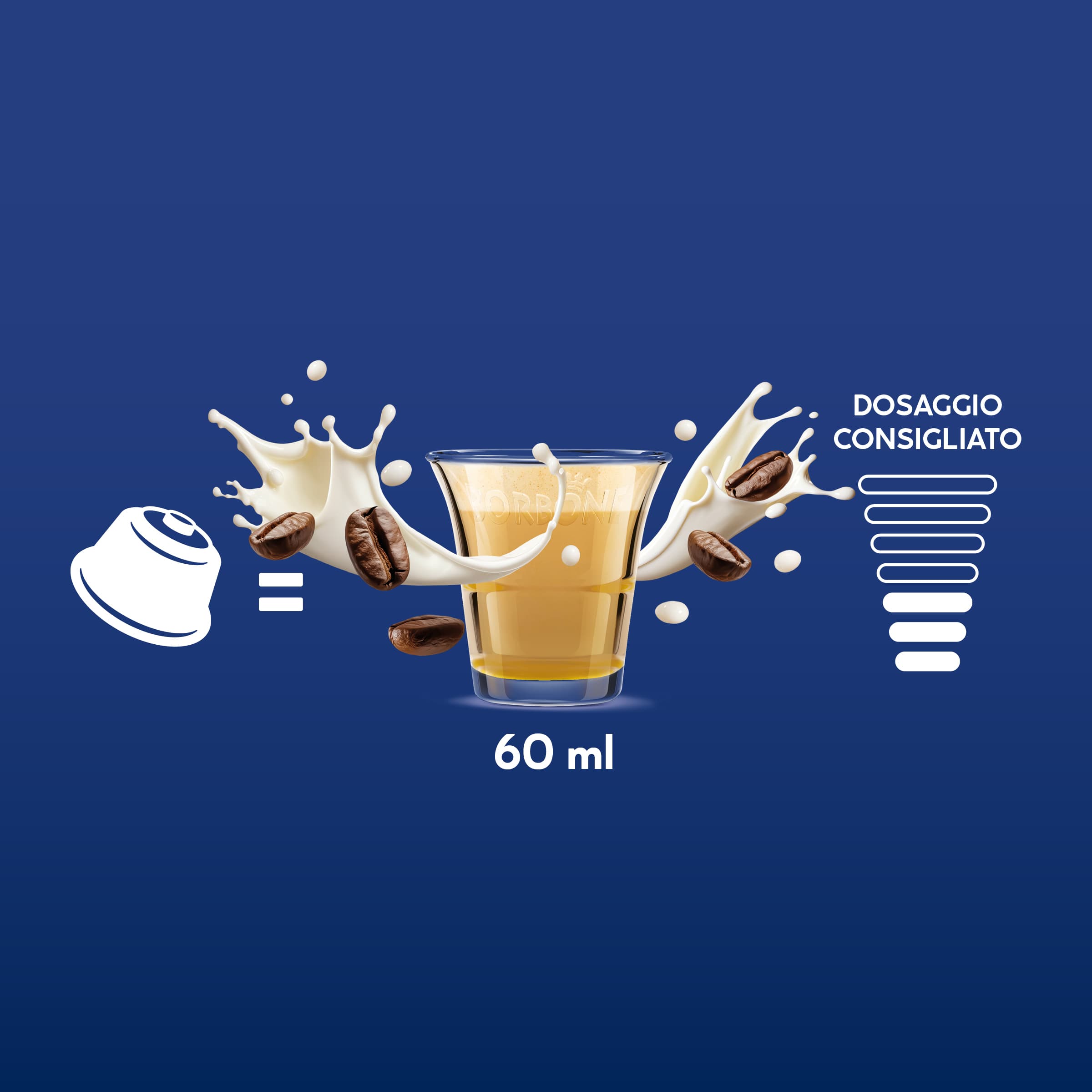 Capsule Borbone CORTADO Per Bevanda Solubile Al Gusto Espresso Macchiato