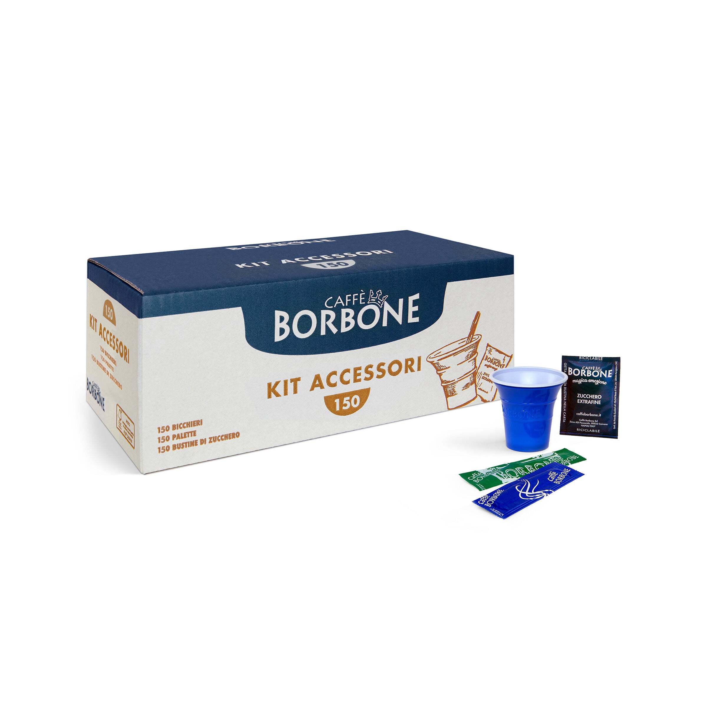 Set 150Stk TASSE + RÜHRER + Zuckerbeutel