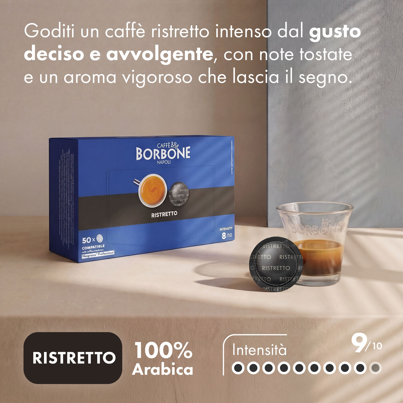 Nespresso®* Professional Ristretto KOMPATIBLE KAPSELN