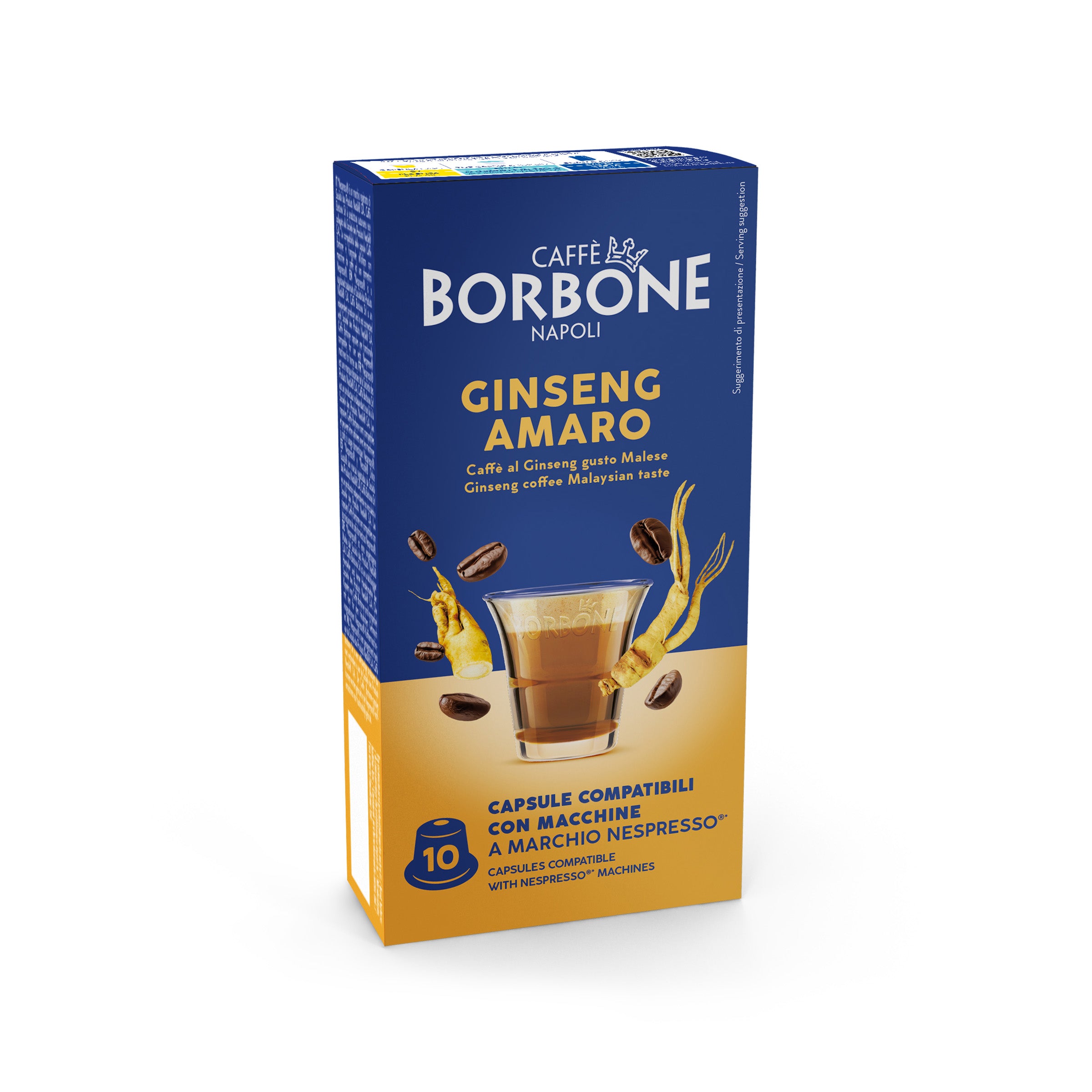 KAPSELN Borbone FÜR LÖSLICHE GETRÄNKE MIT BITTEREM GINSENG-GESCHMACK