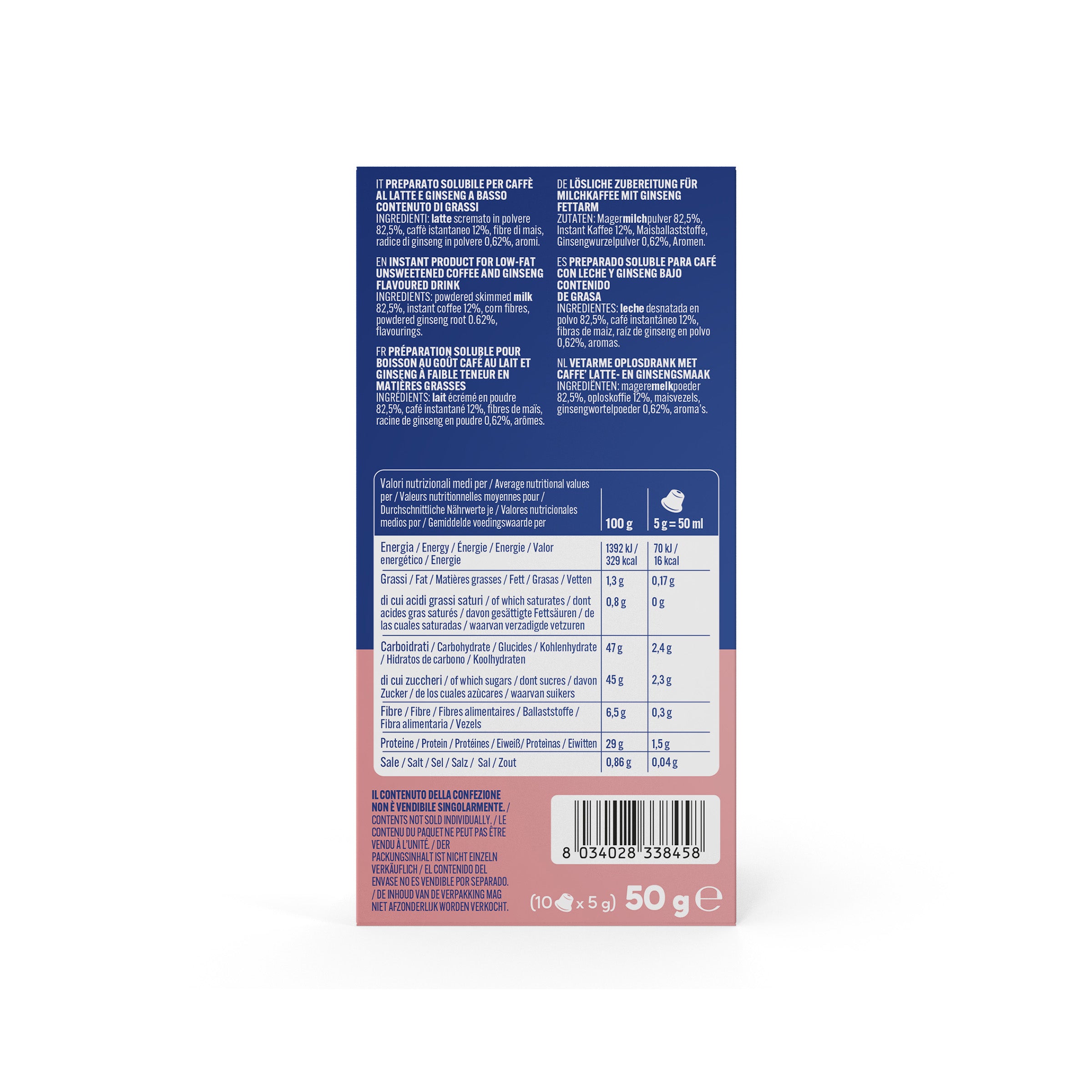 Capsule Borbone Per Bevanda Solubile GINSENG ZERO