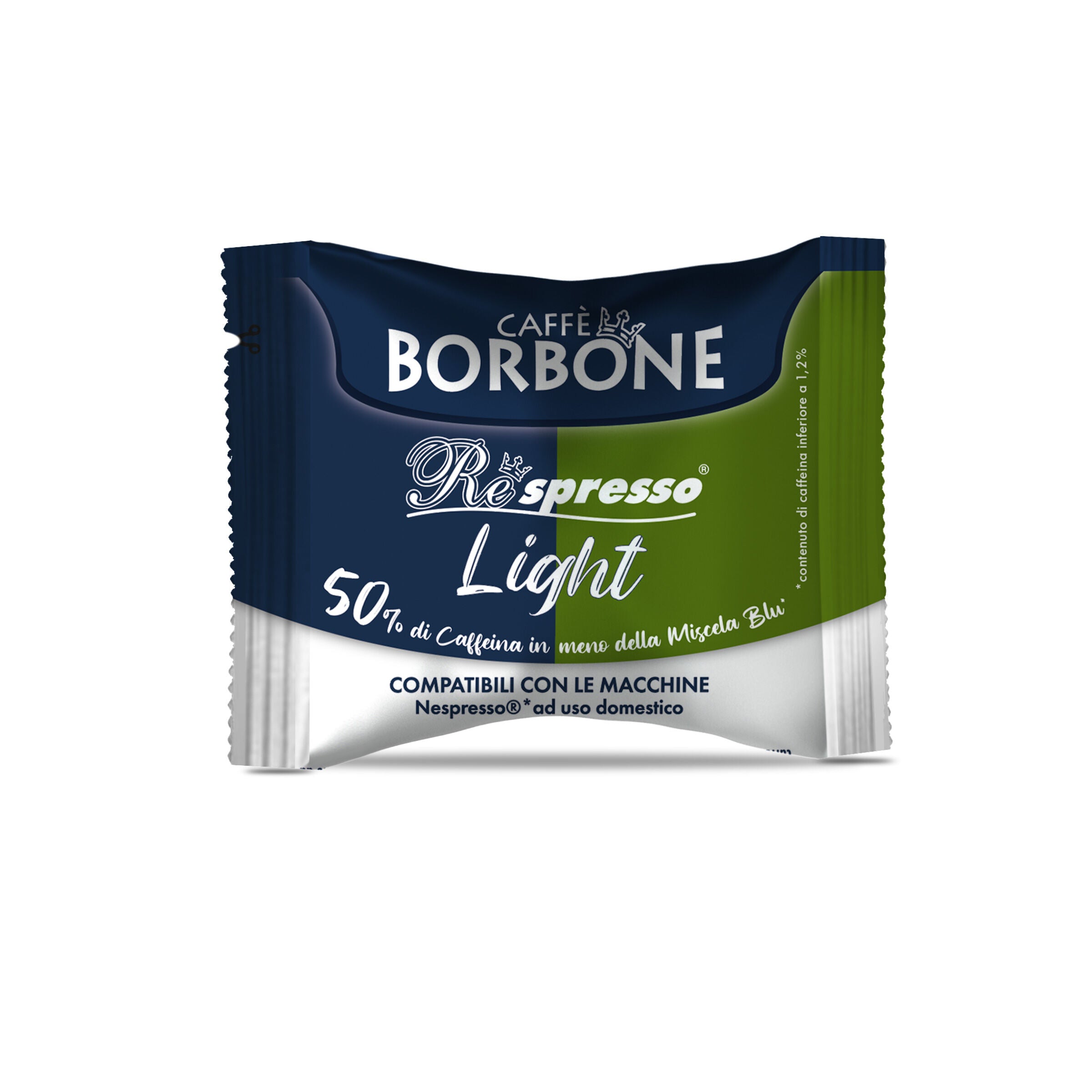 LIGHT Mischung 50 % Blau, 50 % Dek – KOMPOSTIERBARE Kapseln