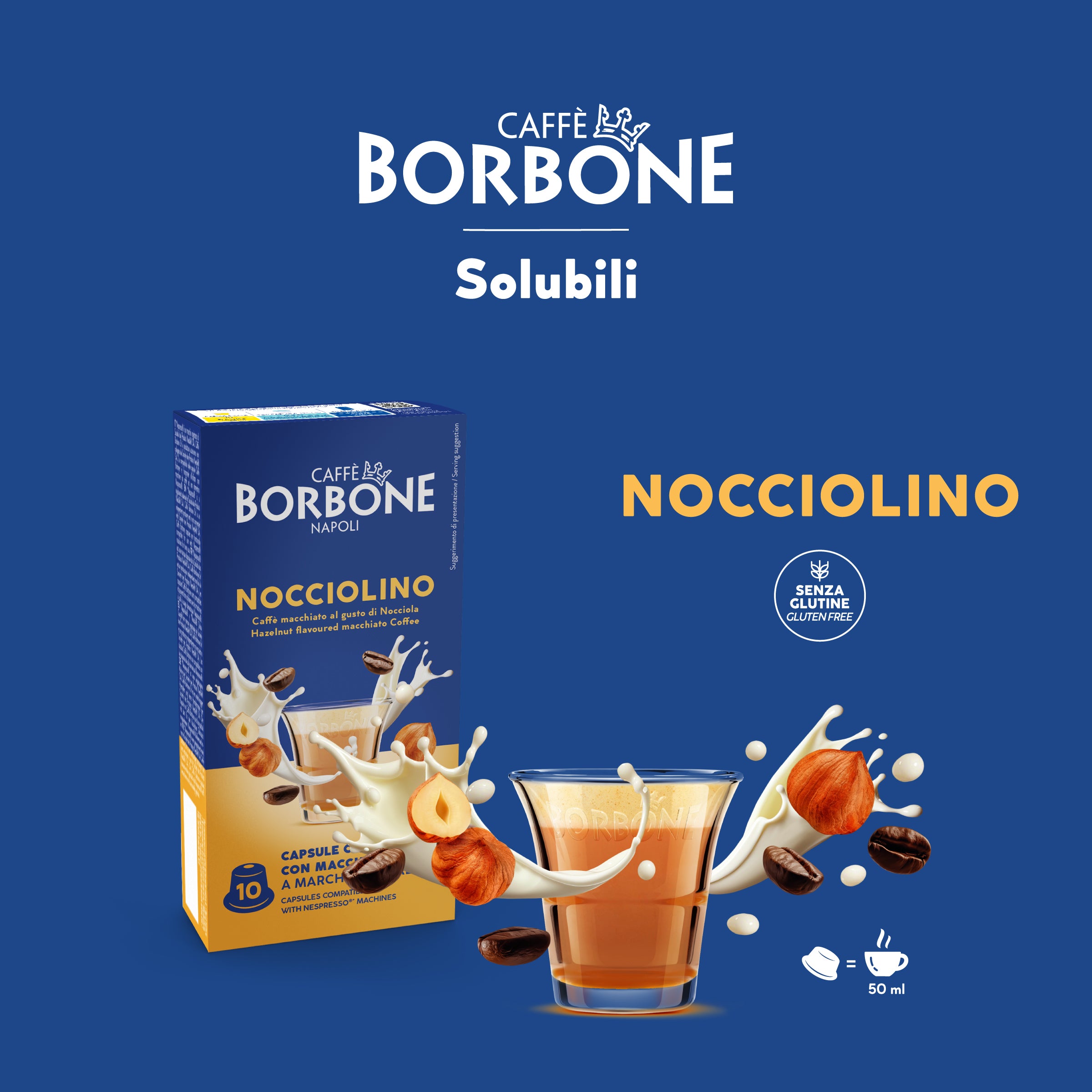 Kapseln Borbone Fur Instant GETRÄNK NOCCIOLINO