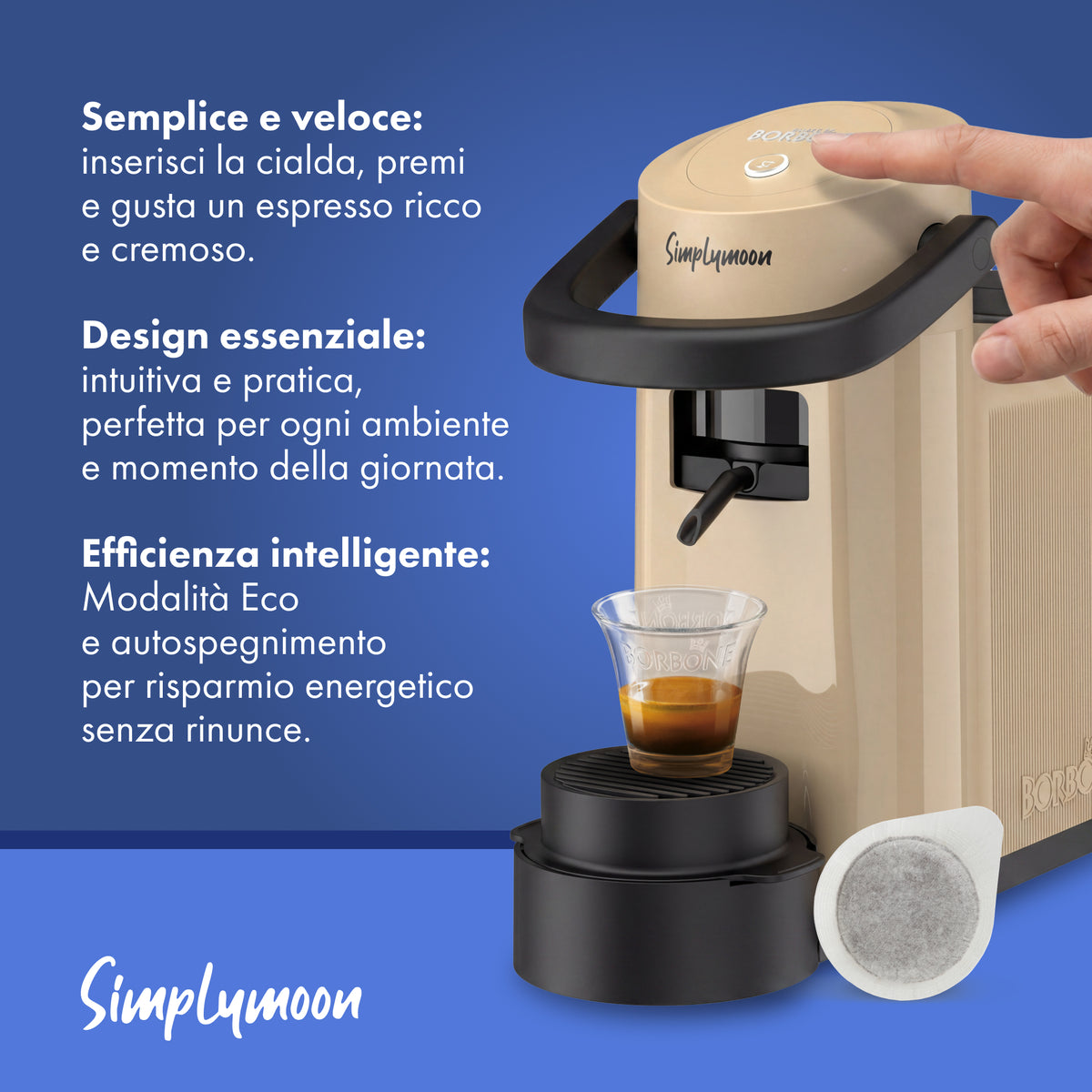 Simplymoon Caffè Borbone BEIGE