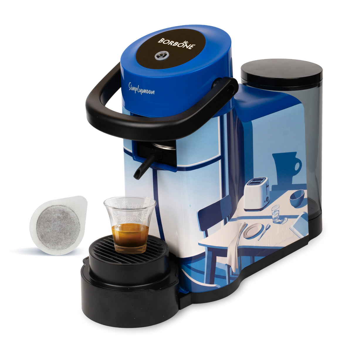 Simplymoon Caffè Borbone Limited Edition Blue Graphic 3