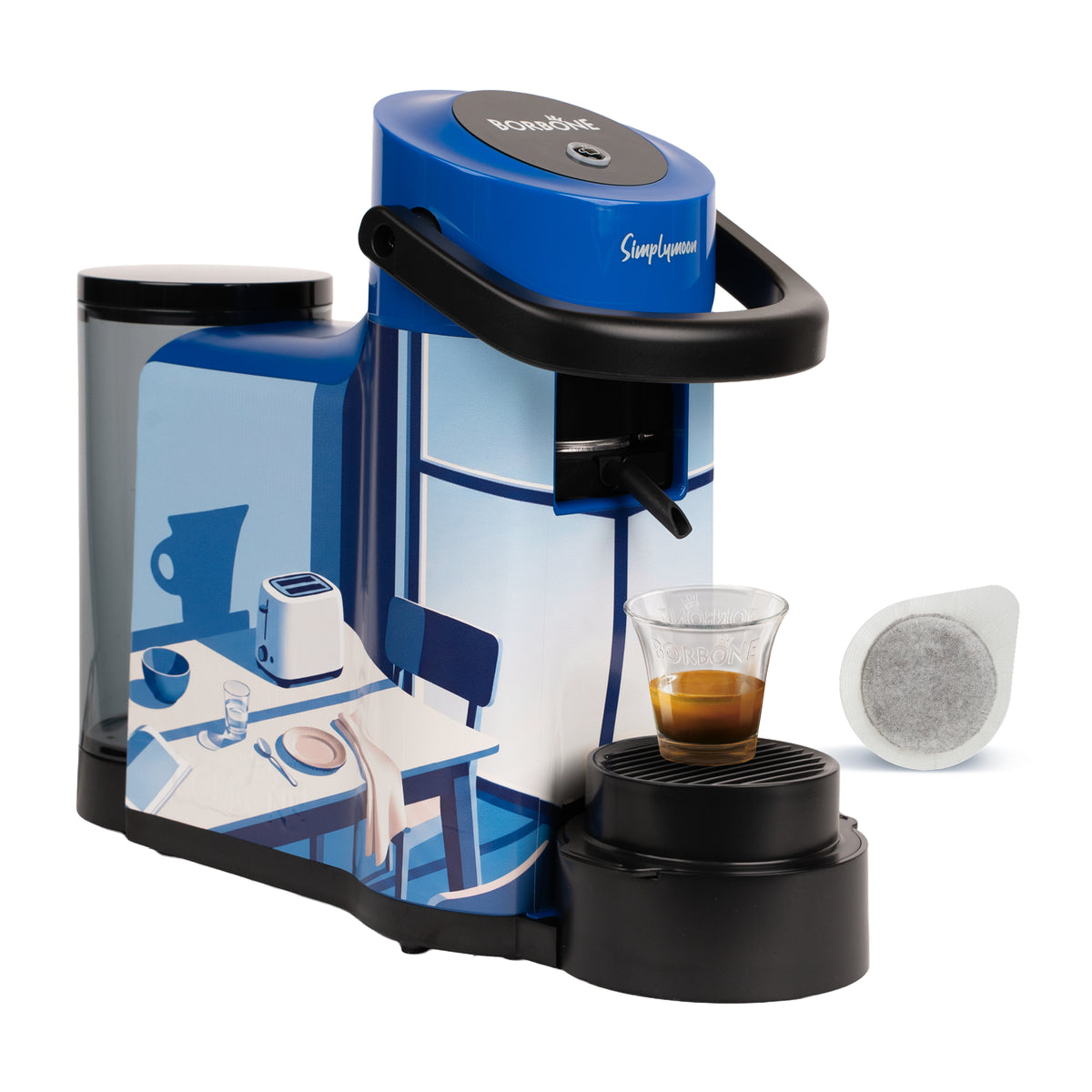 Simplymoon Caffè Borbone Limited Edition Blu Grafica 3