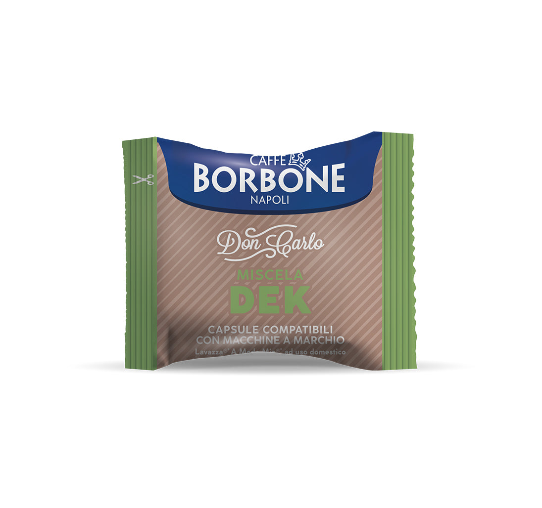 GREEN DEK Mischung Kapseln kompatibel Borbone Don Carlo