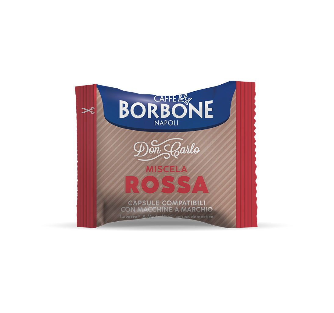 RED Mischung Kapseln kompatibel Borbone Don Carlo