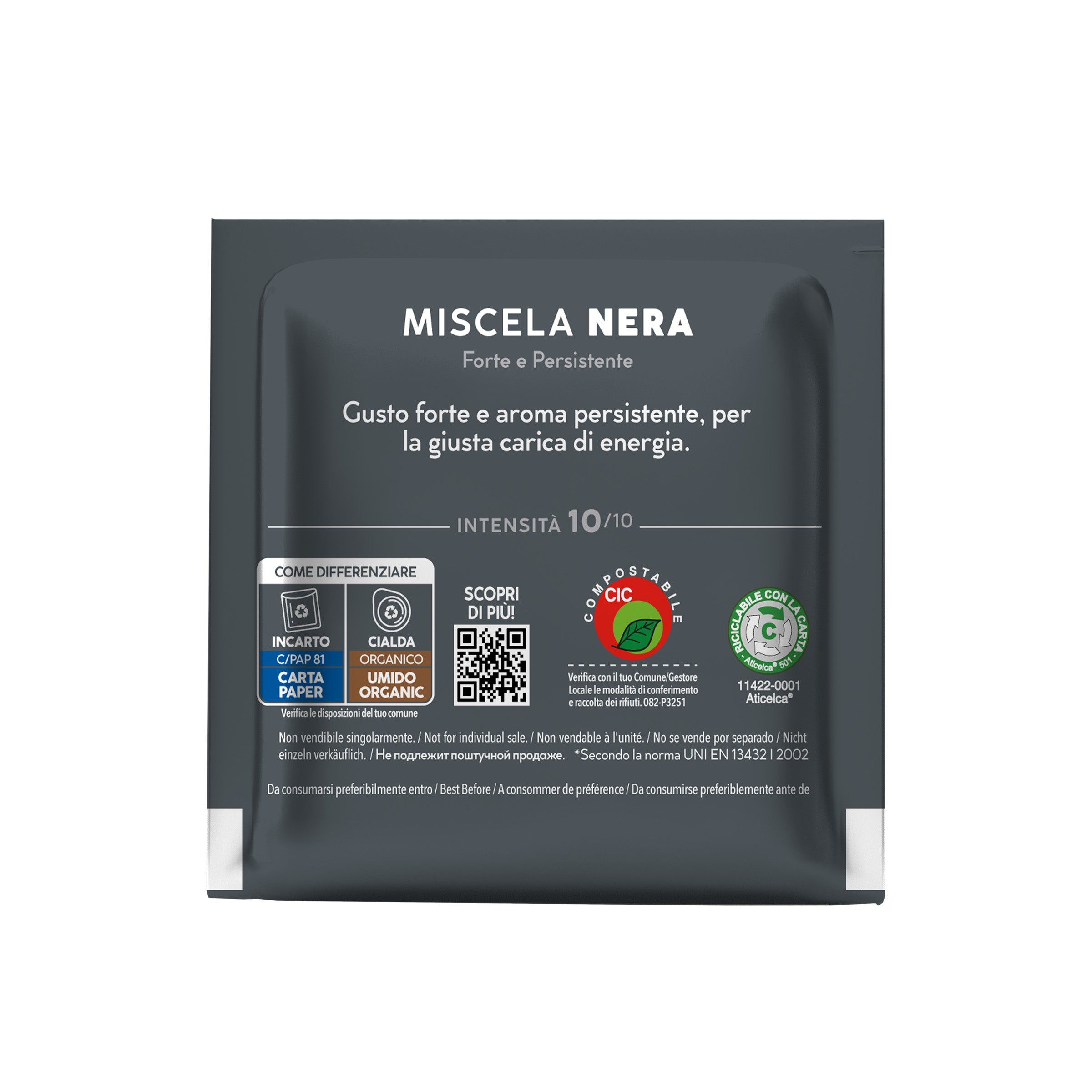 Cialde ESE 44 mm Caffè Borbone Miscela NERA