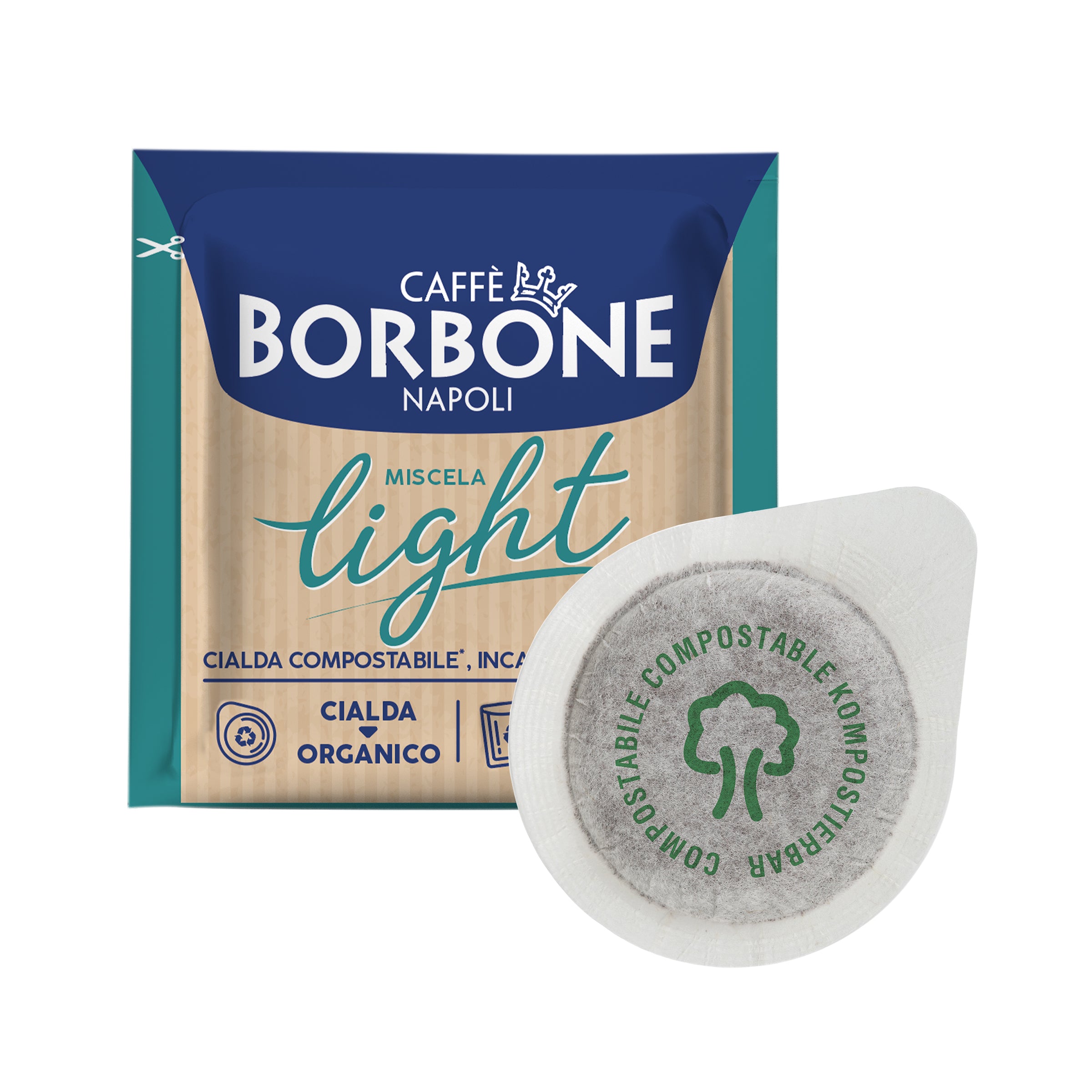 LIGHT Mischung 50% Blau, 50% Dek – 50 KOMPOSTIERBARE Kapseln