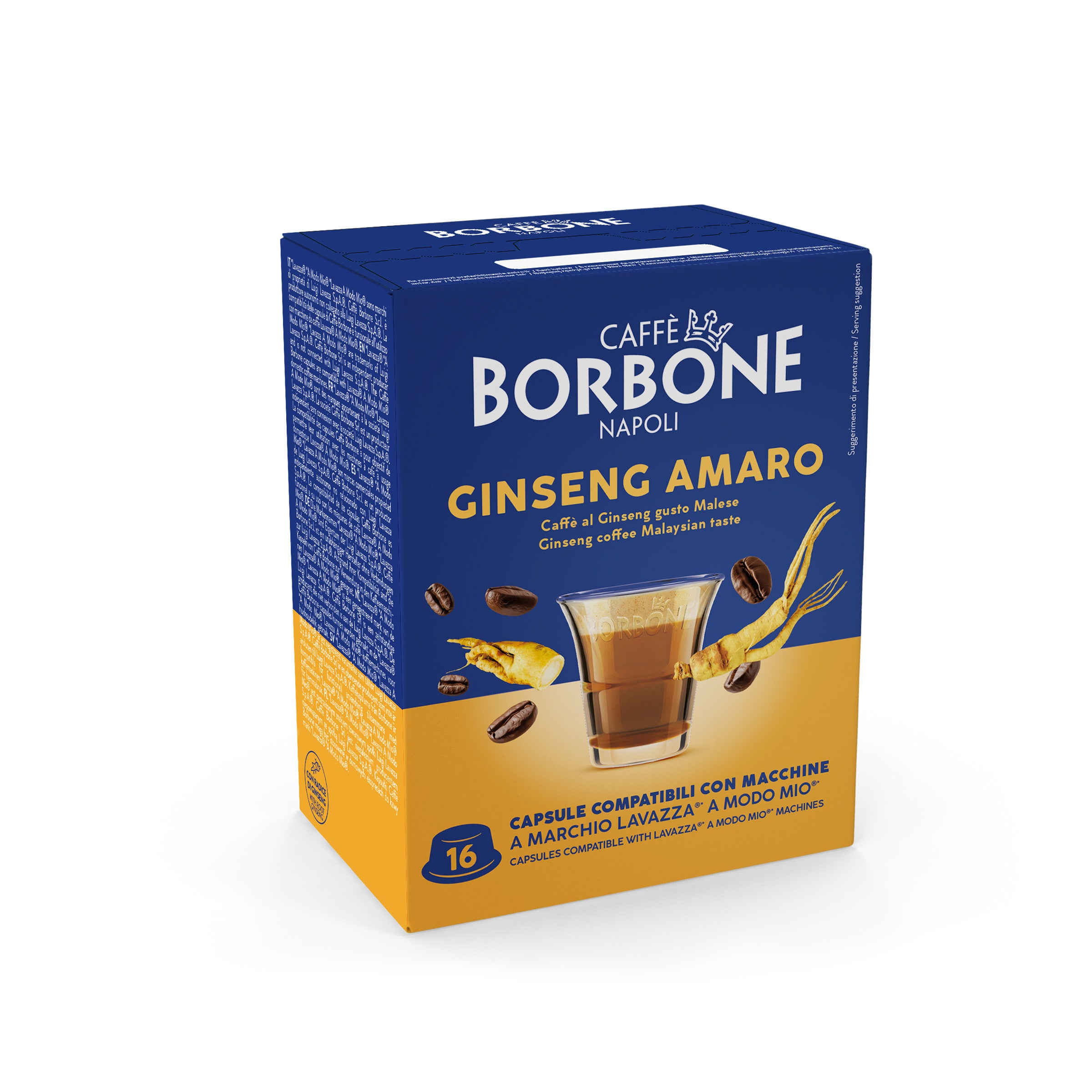 kapseln Borbone für lösliche getränke mit BITTEREM GINSENG-geschmack