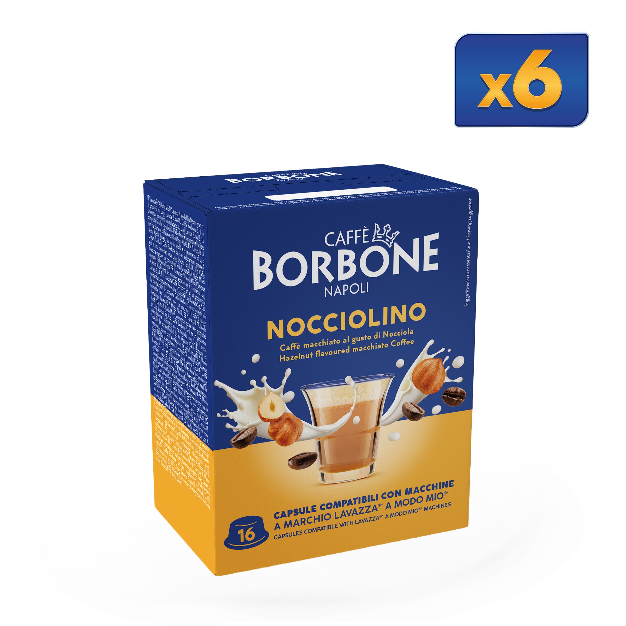 Kapseln Haselnuss Getränk Caffè Borbone