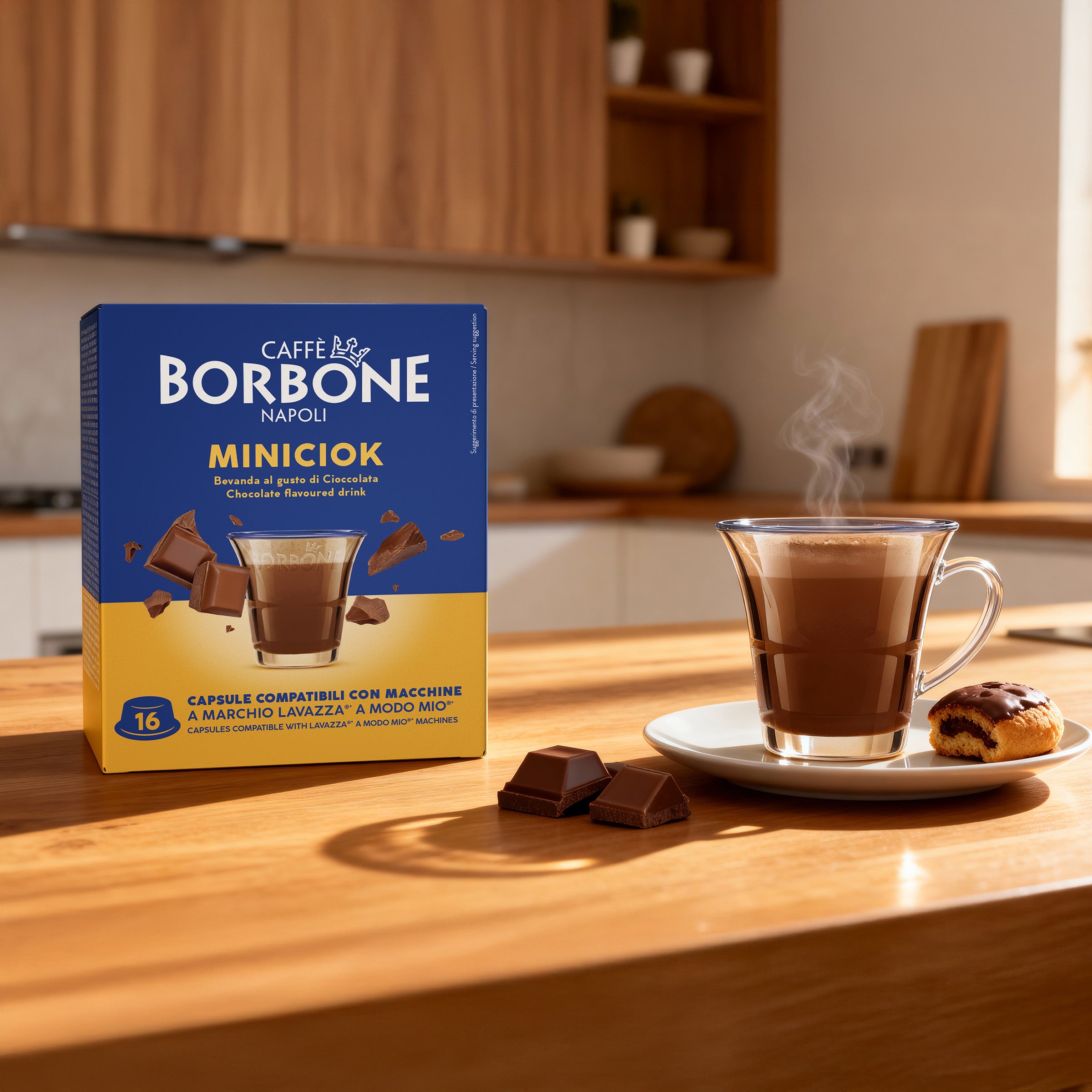 Kapseln Haselnuss Getränk Caffè Borbone