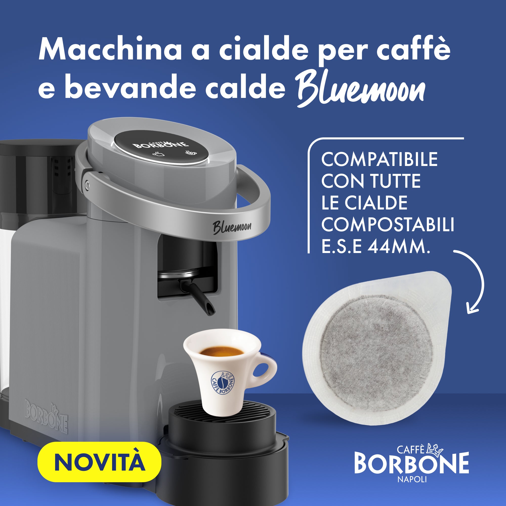 Bluemoon Caffe Borbone Grey