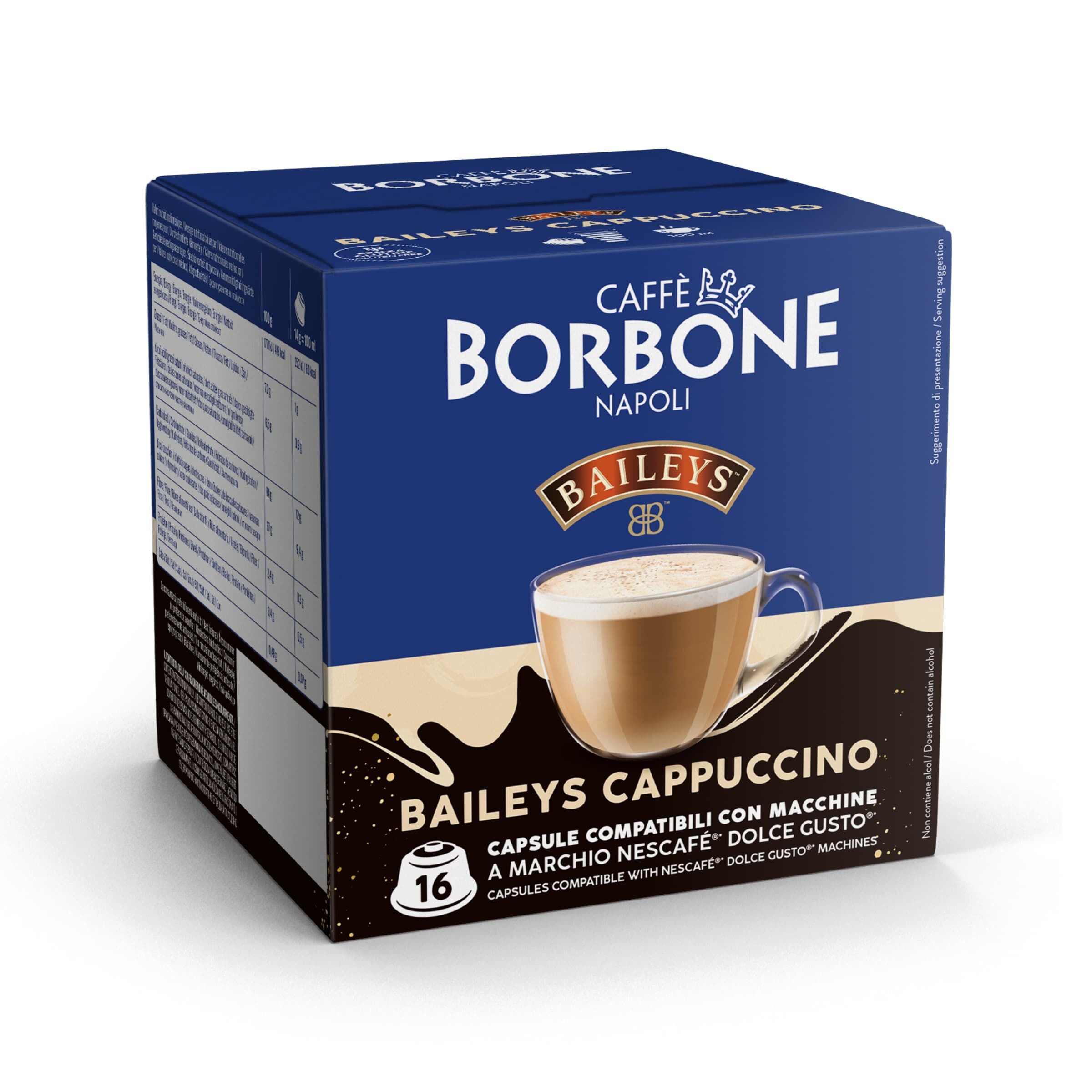 Kapseln Borbone Fur Losliche Getranke Cappuccino Baileys