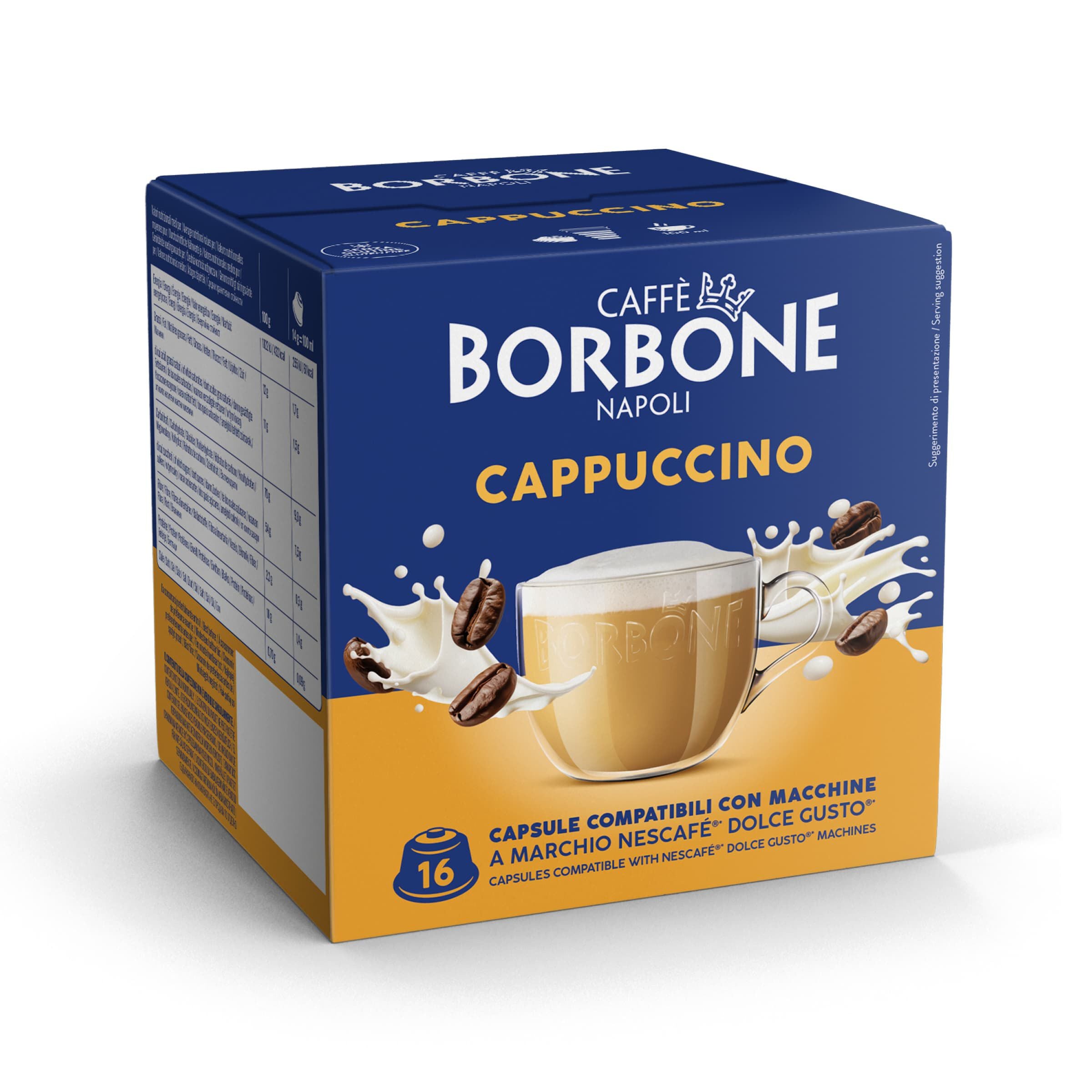Capsule Borbone CAPPUCCINO Per Bevanda Solubile al Gusto Cappuccino