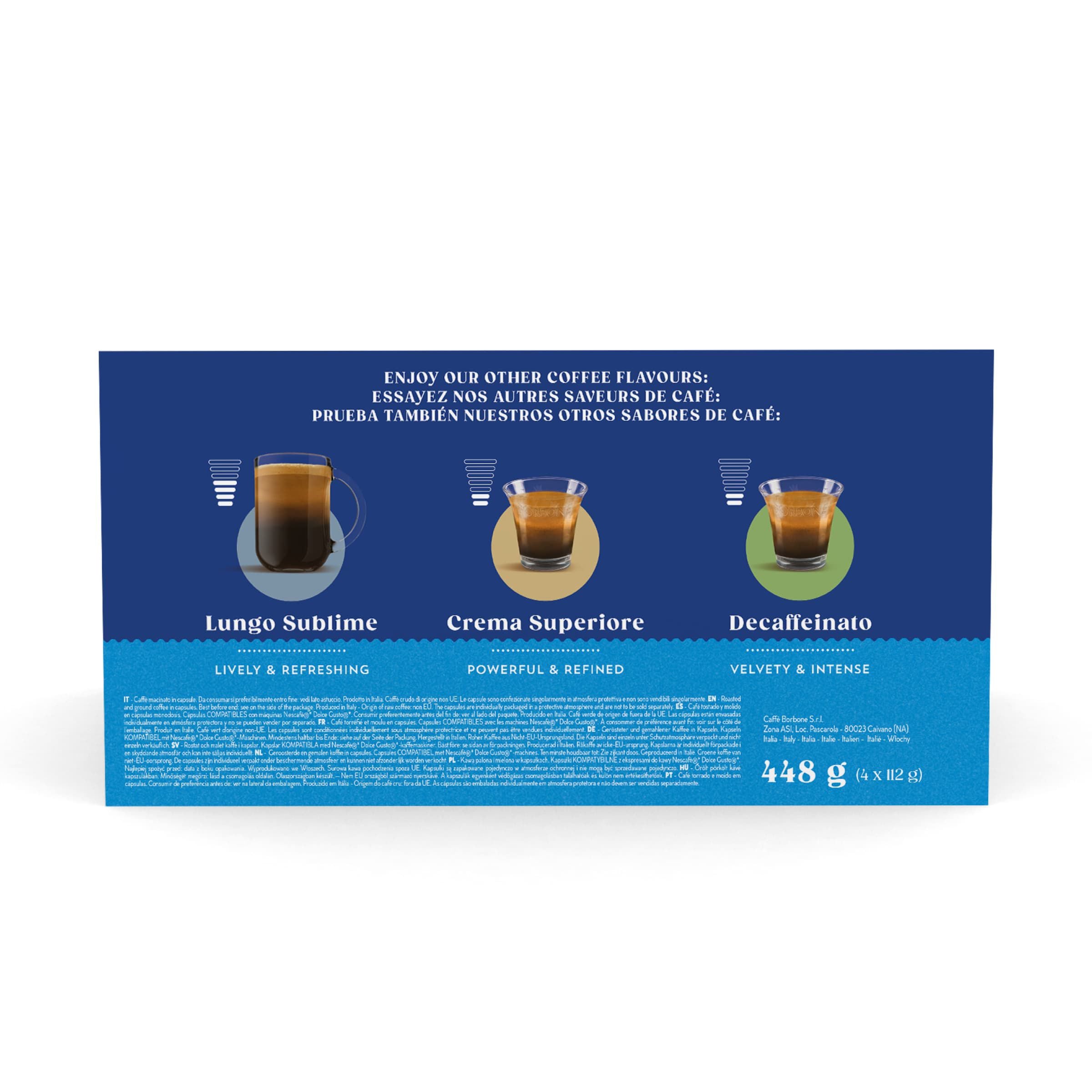 Crema Classica Neue Kapseln, kompatibel mit Nescafè®* Dolce Gusto®* Kaffeemaschinen