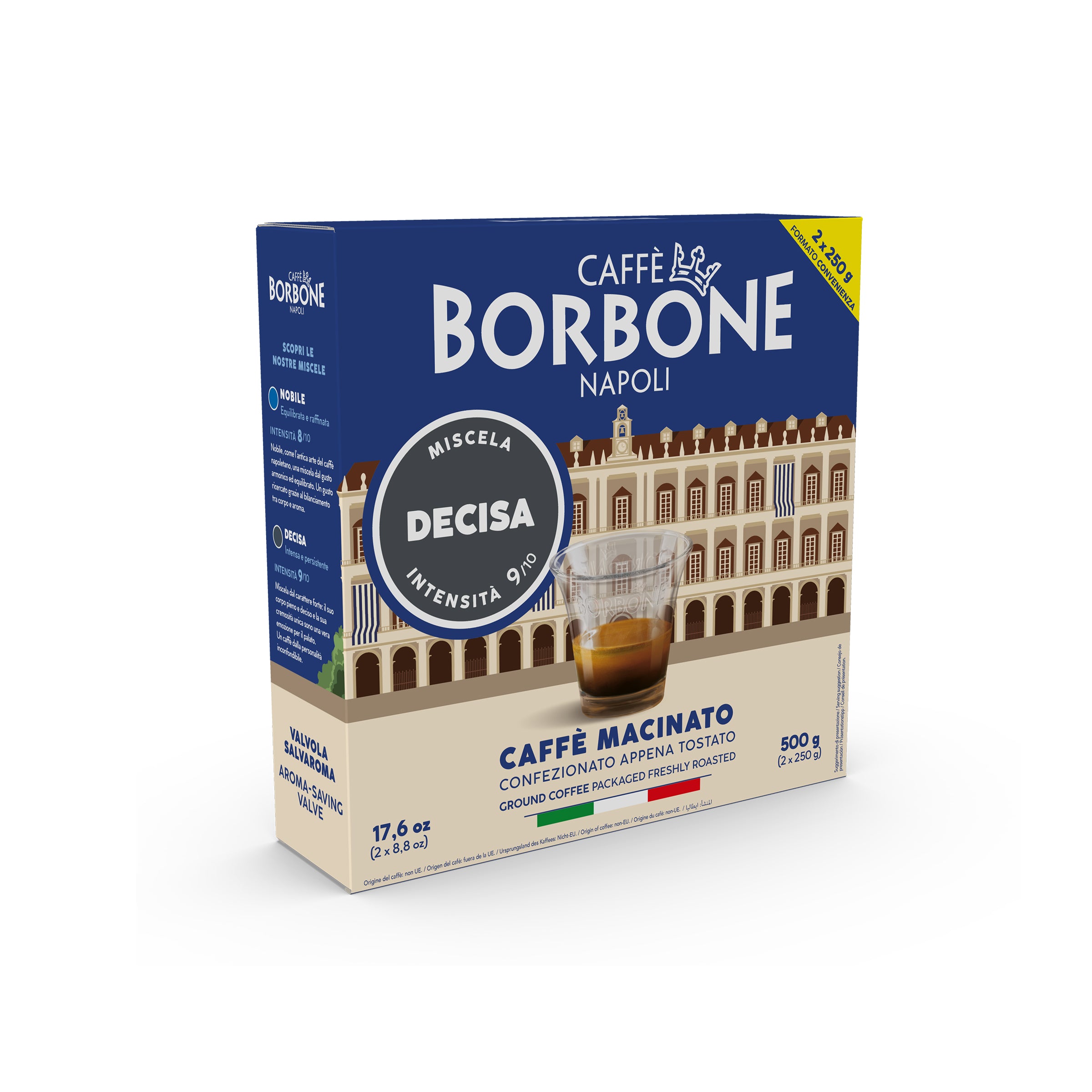 Borbone Moka Decisa Blend 2X250Gr Bipack