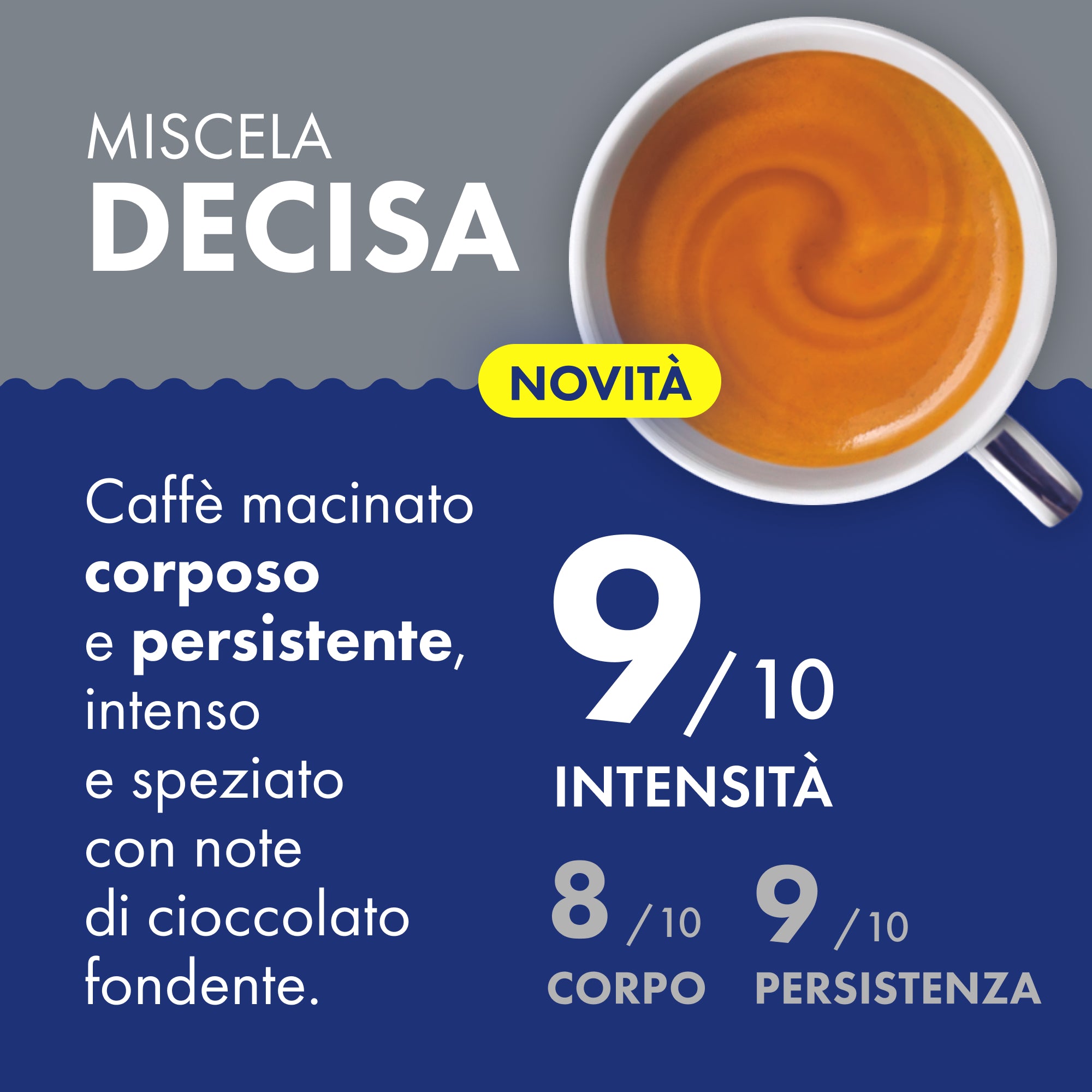 Macinato Caffè Borbone miscela Decisa 4x250gr