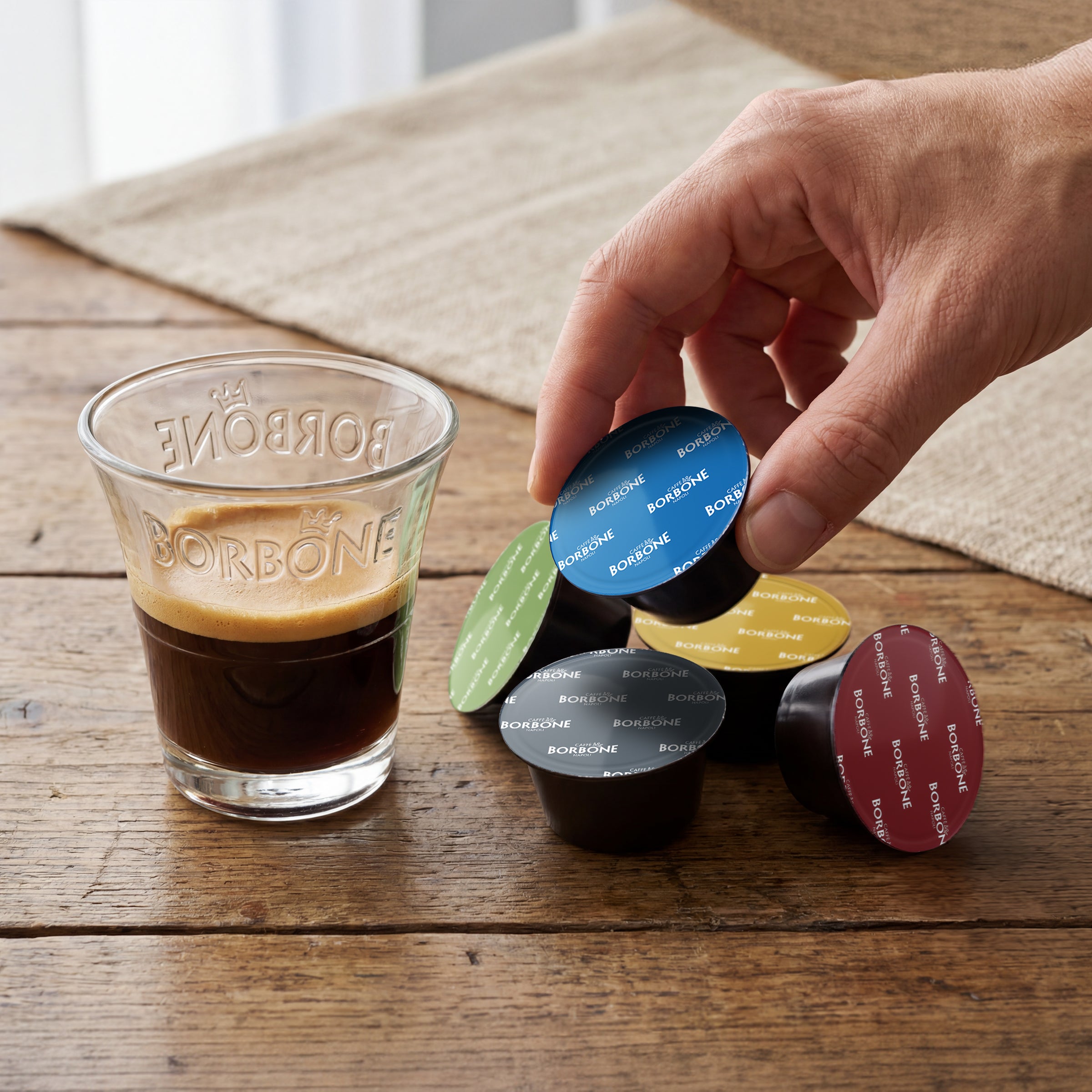 Nuove Capsule Borbone Compatibili con Macchine da Caffè Nescafè®* Dolce Gusto®* Miscela Dek