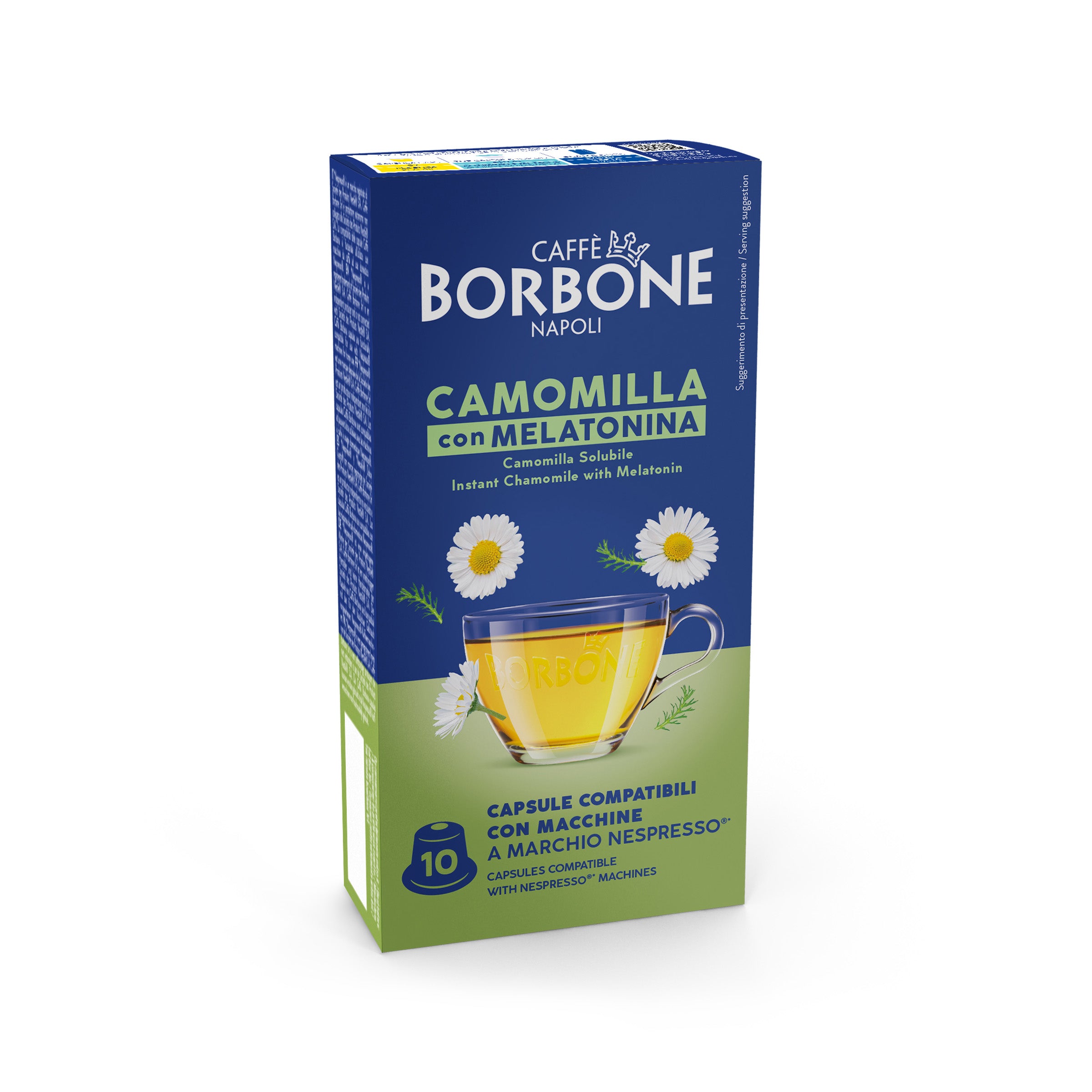 Capsule Borbone Per Bevanda Solubile CAMOMILLA E MELATONINA