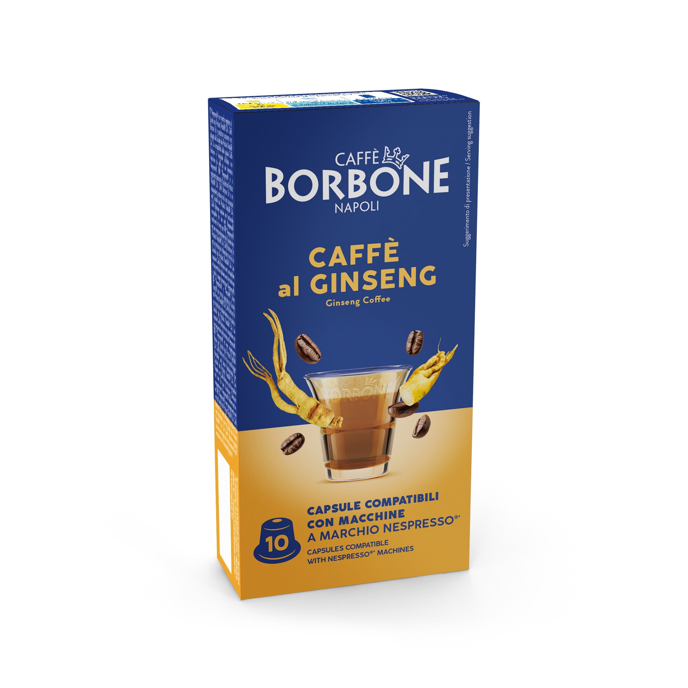Capsule Borbone Per Bevanda Solubile CAFFè AL GINSENG e Latte