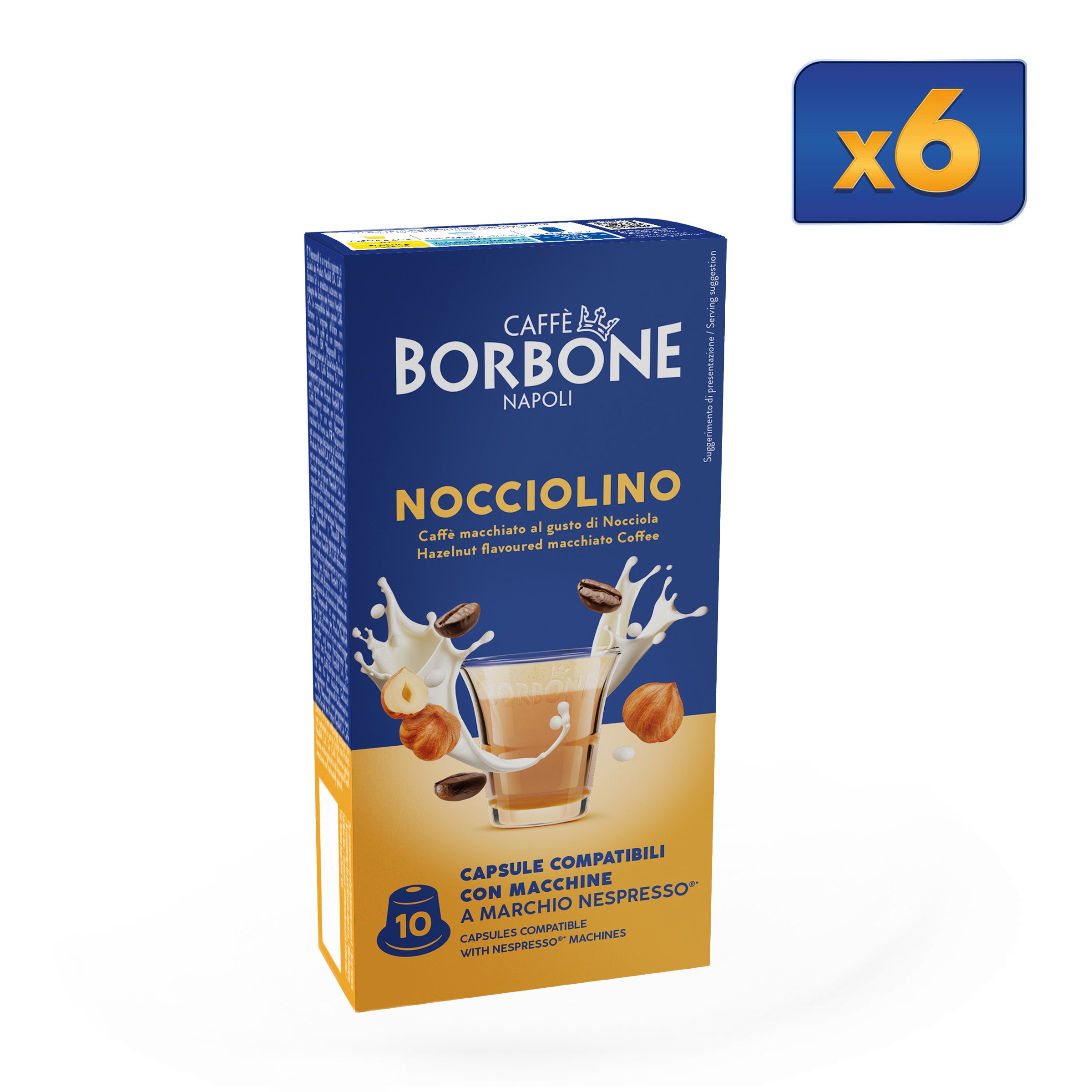 Kapseln Getränk Nocciolino Für Lösliche Getränke Caffè Borbone