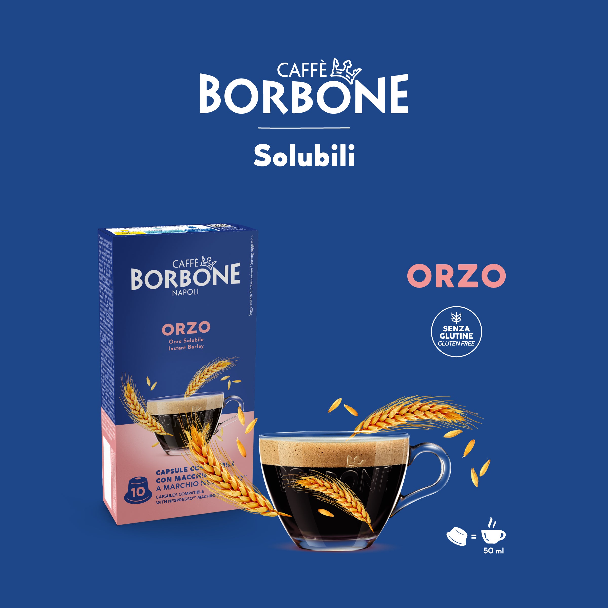 Capsule Borbone Per ORZO SOLUBILE