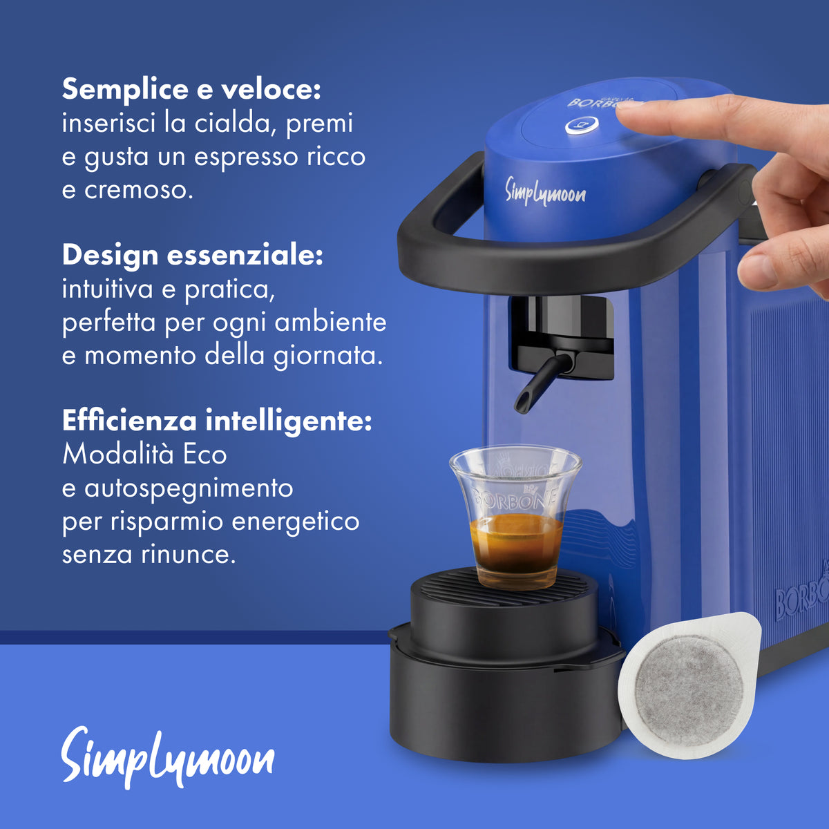 Simplymoon Caffè Borbone BLU
