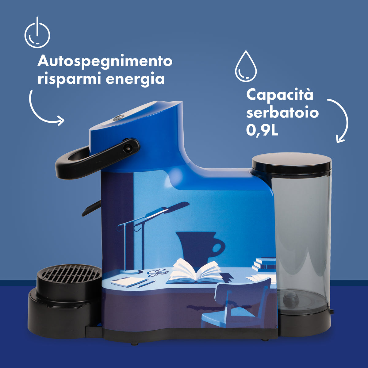 Simplymoon Caffè Borbone Limited Edition Blu Grafica 2