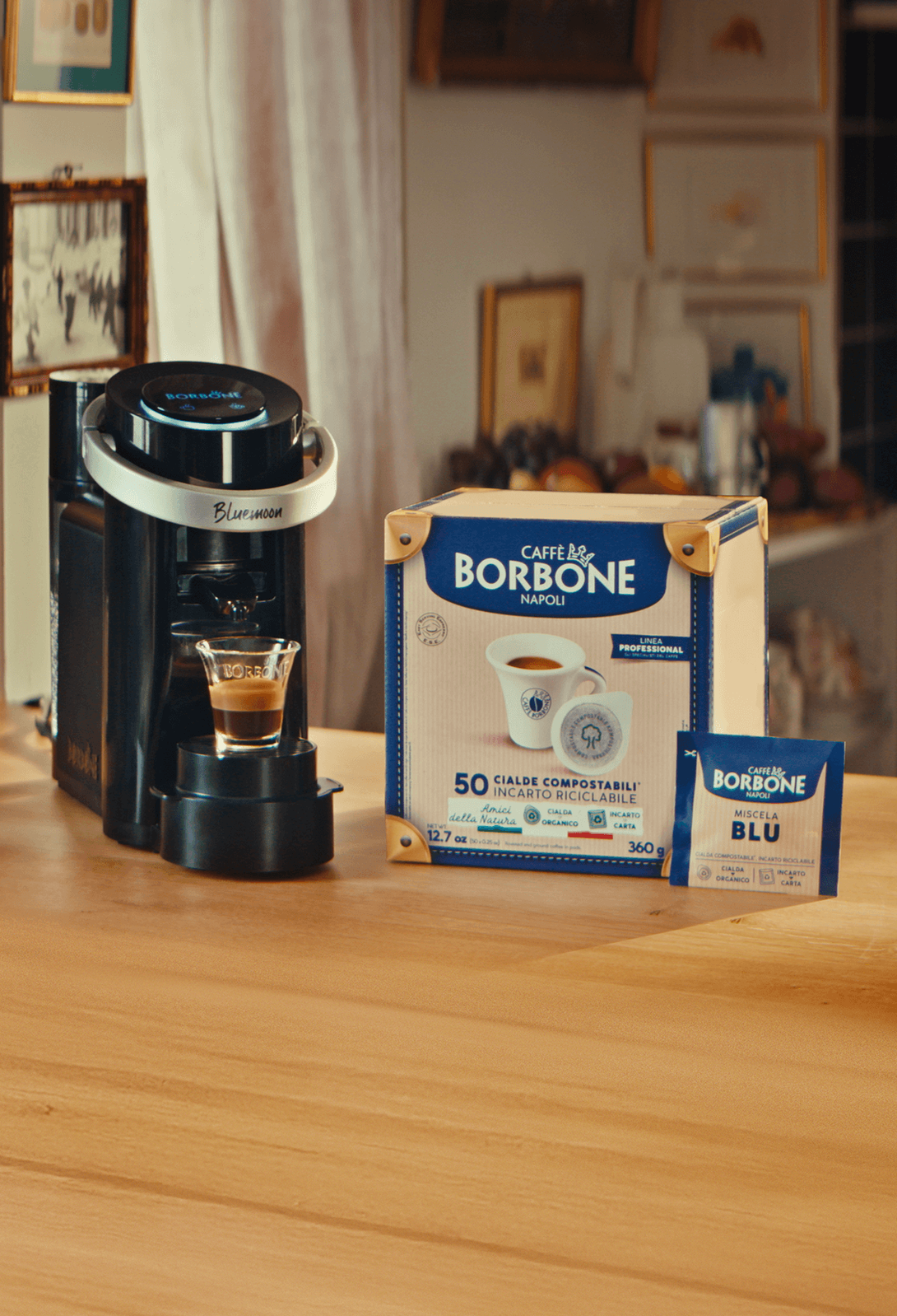 ※専用ページです【イタリア産エスプレッソコーヒー】BORBONE カフェ ポッド Espresso Cups, Set of 6
