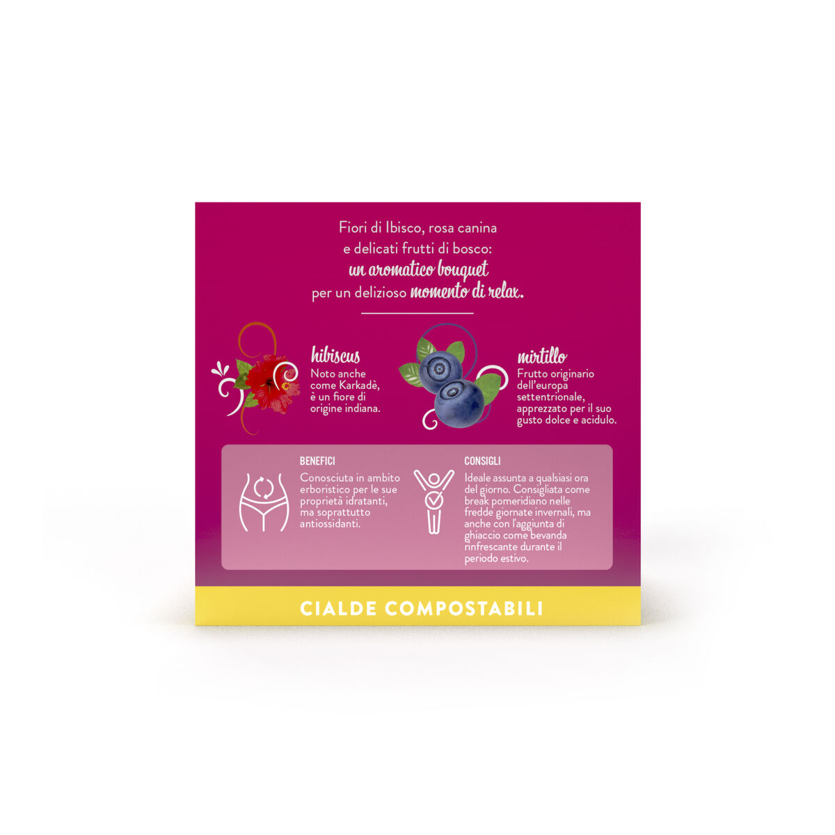 72 WILD BERRY INFUSION  Paper Pods  Borbone,