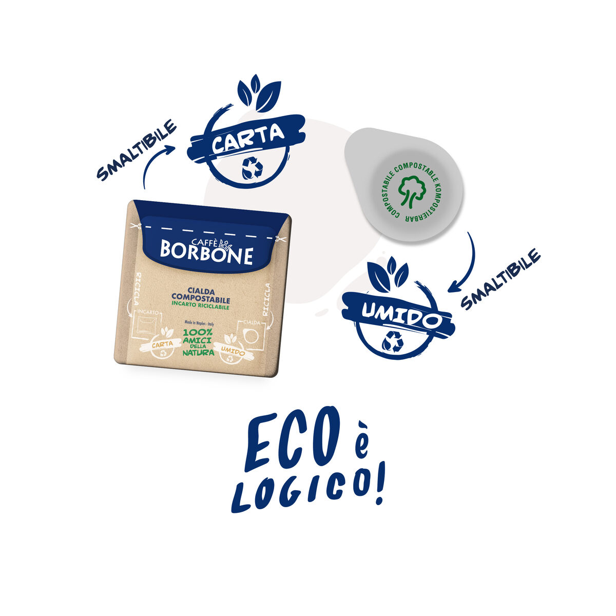ESE Paper Pods 44 mm Caffè Borbone,