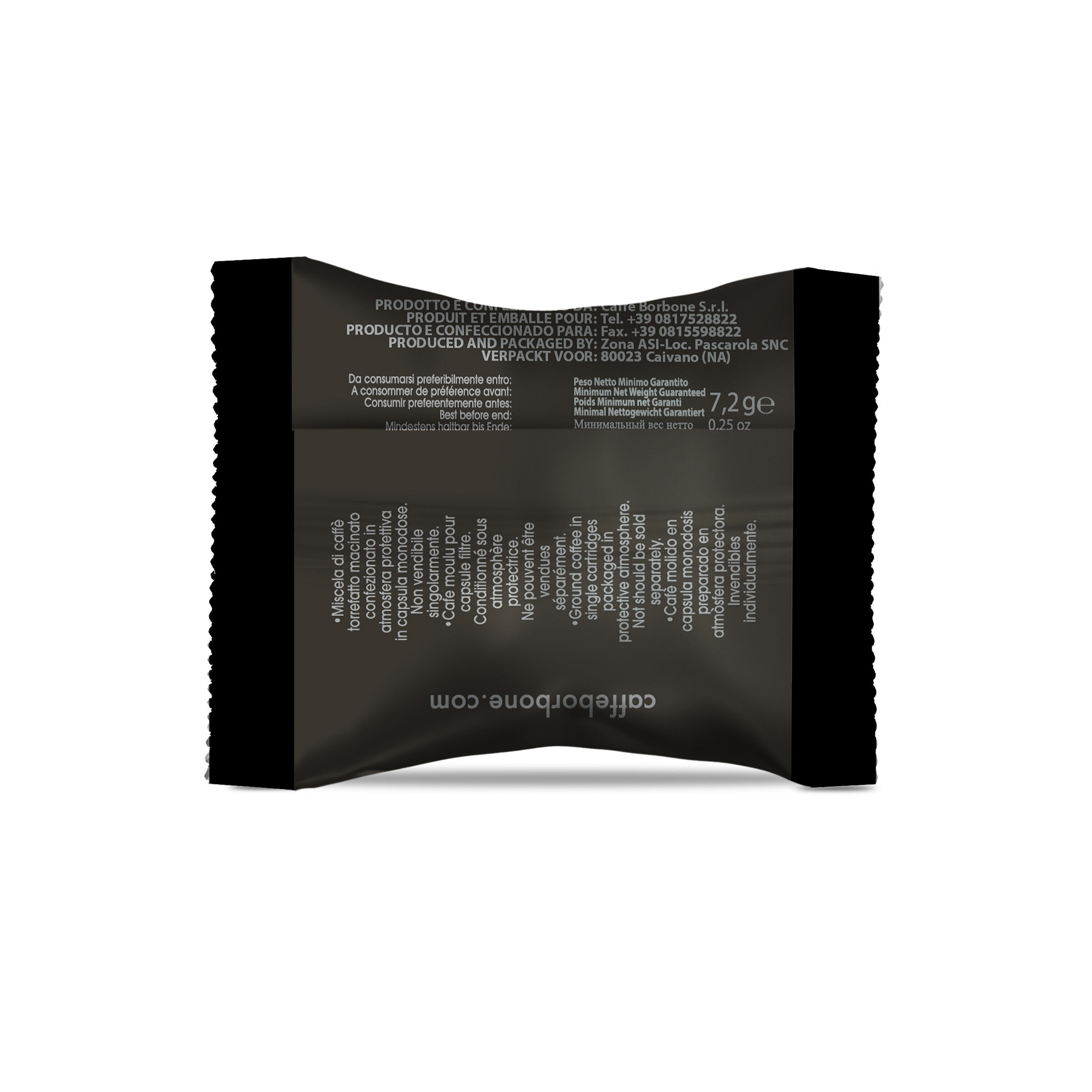 100 Capsules compatible with Nespresso®* Caffè Borbone BLACK