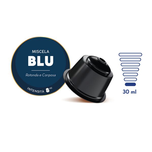 90 Nuove Capsule Borbone Compatibili con Macchine da Caffè Nescafè®* Dolce Gusto®* Miscela Blu,  null