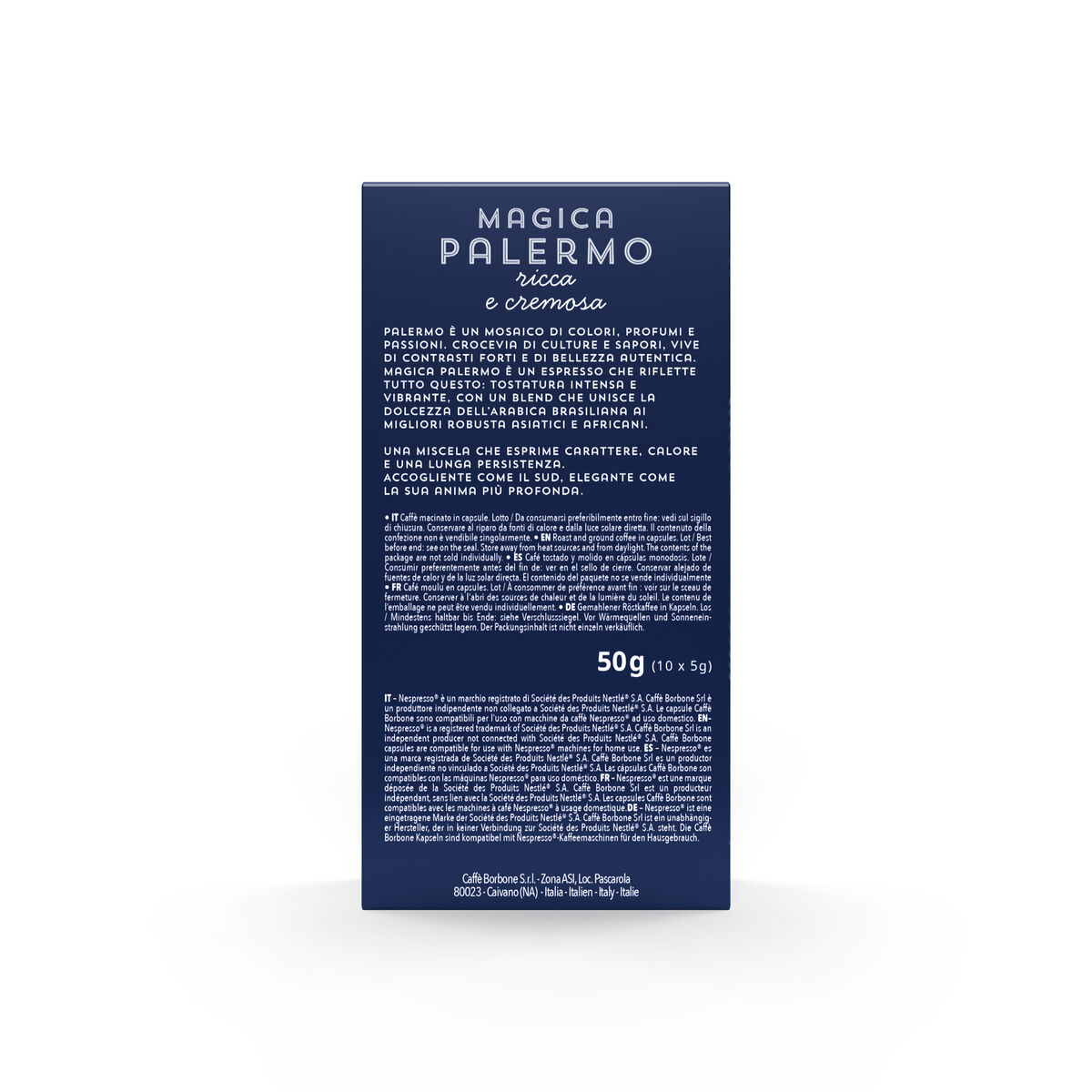 New 100 Aluminum capsules COMPATIBLE with Nespresso®* machines Magica Palermo blend,