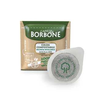 50 DEK GREEN ESE Blend Paper Pods 44 mm Caffè Borbone,