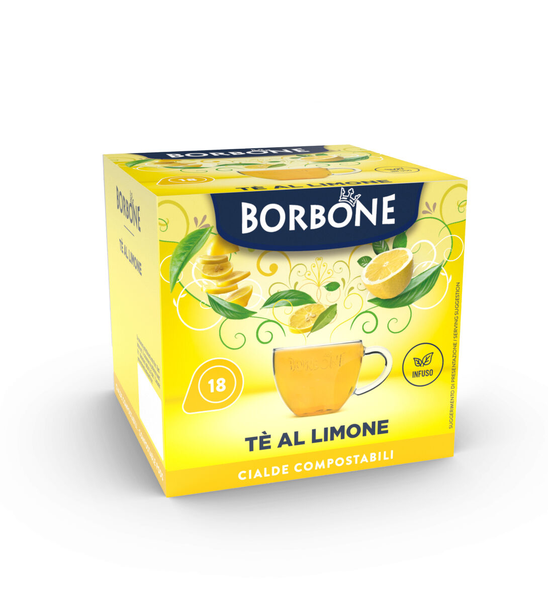 Cialde ESE 44 mm Borbone tè al limone