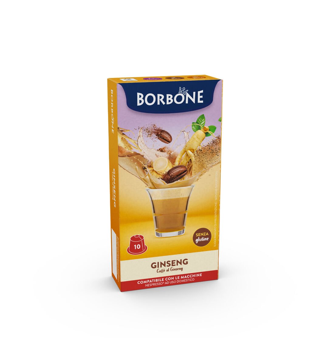 Caffe' Borbone 30 Capsule e Foodness ginseng 20 capsule Compatibile  Nescafe' Dolce Gusto