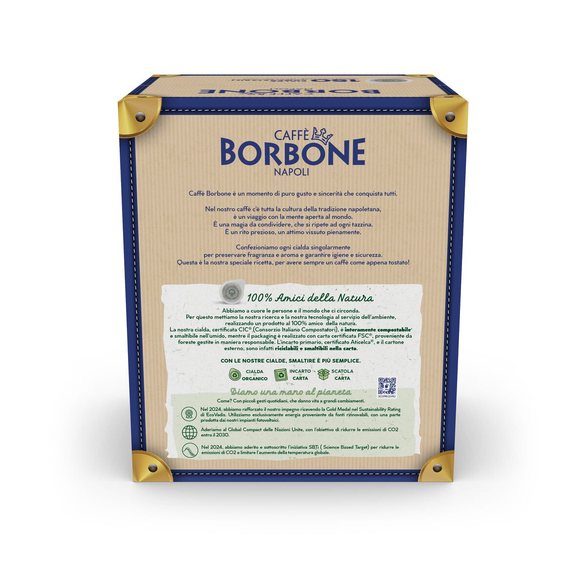 LIGHT blend 50% Blue, 50% Dek - 150 COMPOSTABLE Pods,